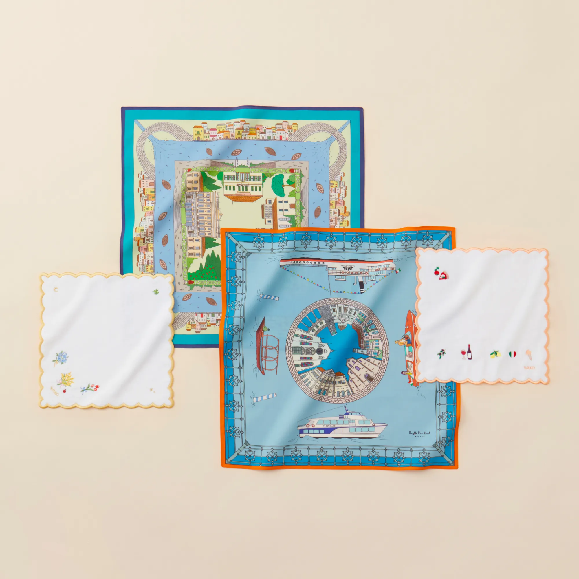 色彩の美しさが春に映える、新作ハンカチーフ