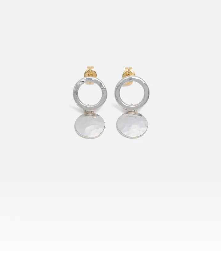 プティ コリエ ピアス「マレット」 シルバー