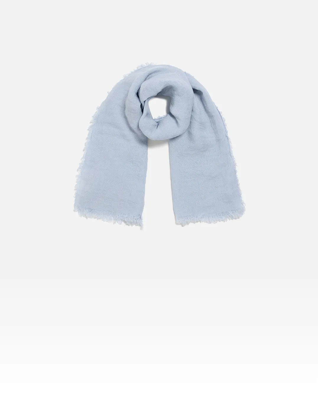 アソースメレ ストール ライトブルー