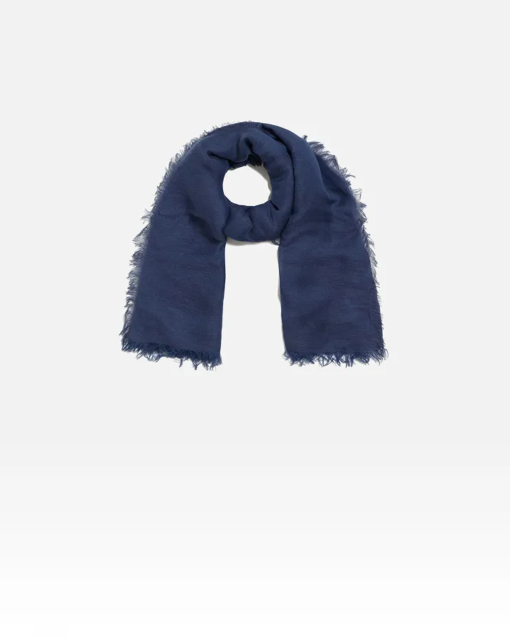 アソースメレ ストール ネイビー