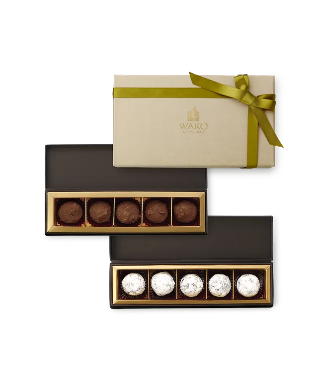 トリュフ ナチュール（5個）、トリュフ シャンパーニュ（5個）詰合せ *