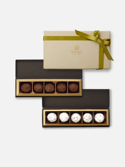 トリュフ ナチュール（5個）、トリュフ シャンパーニュ（5個）詰合せ *