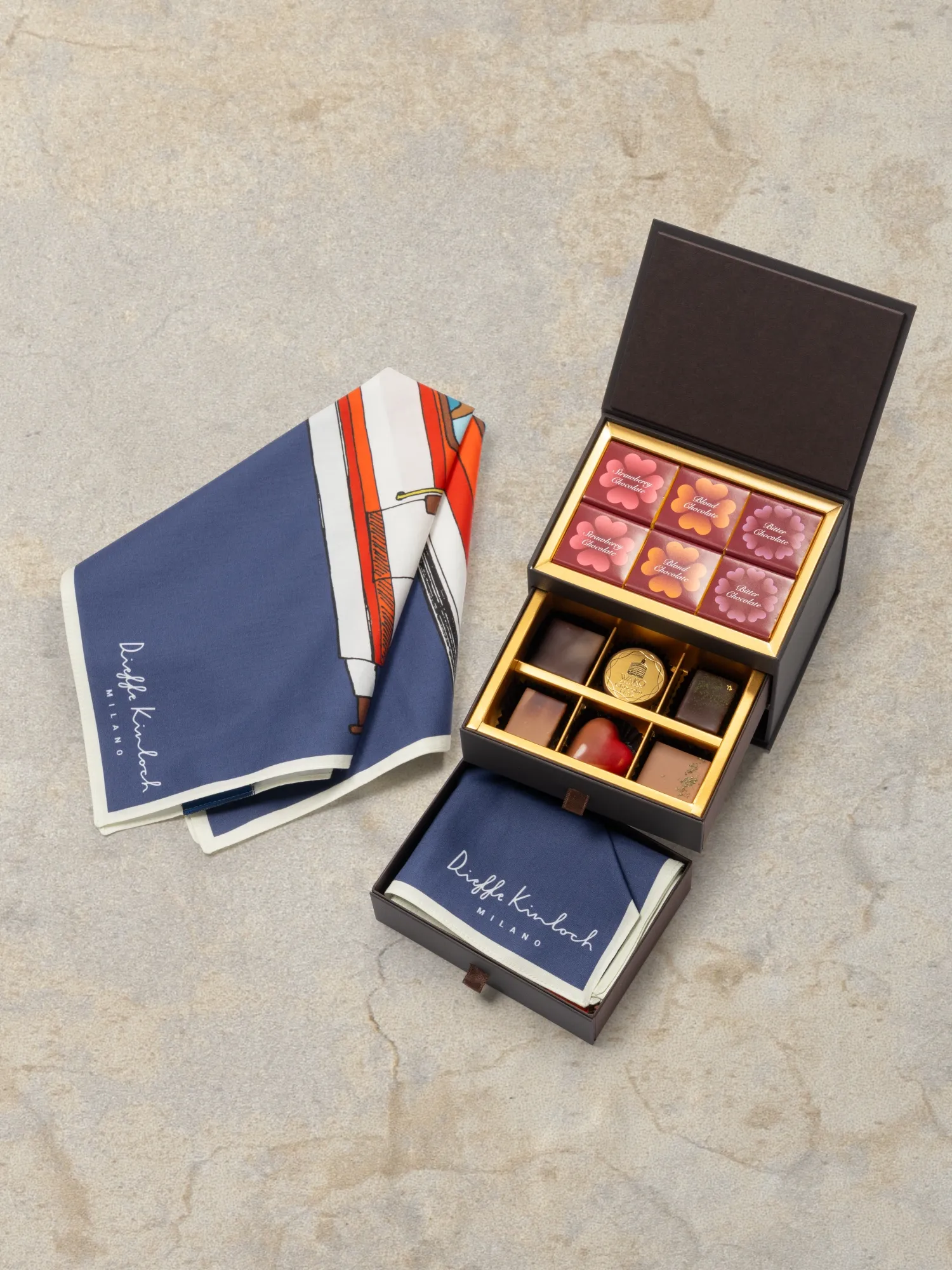 スペシャリテ＆ハンカチ詰合せ「METRO」