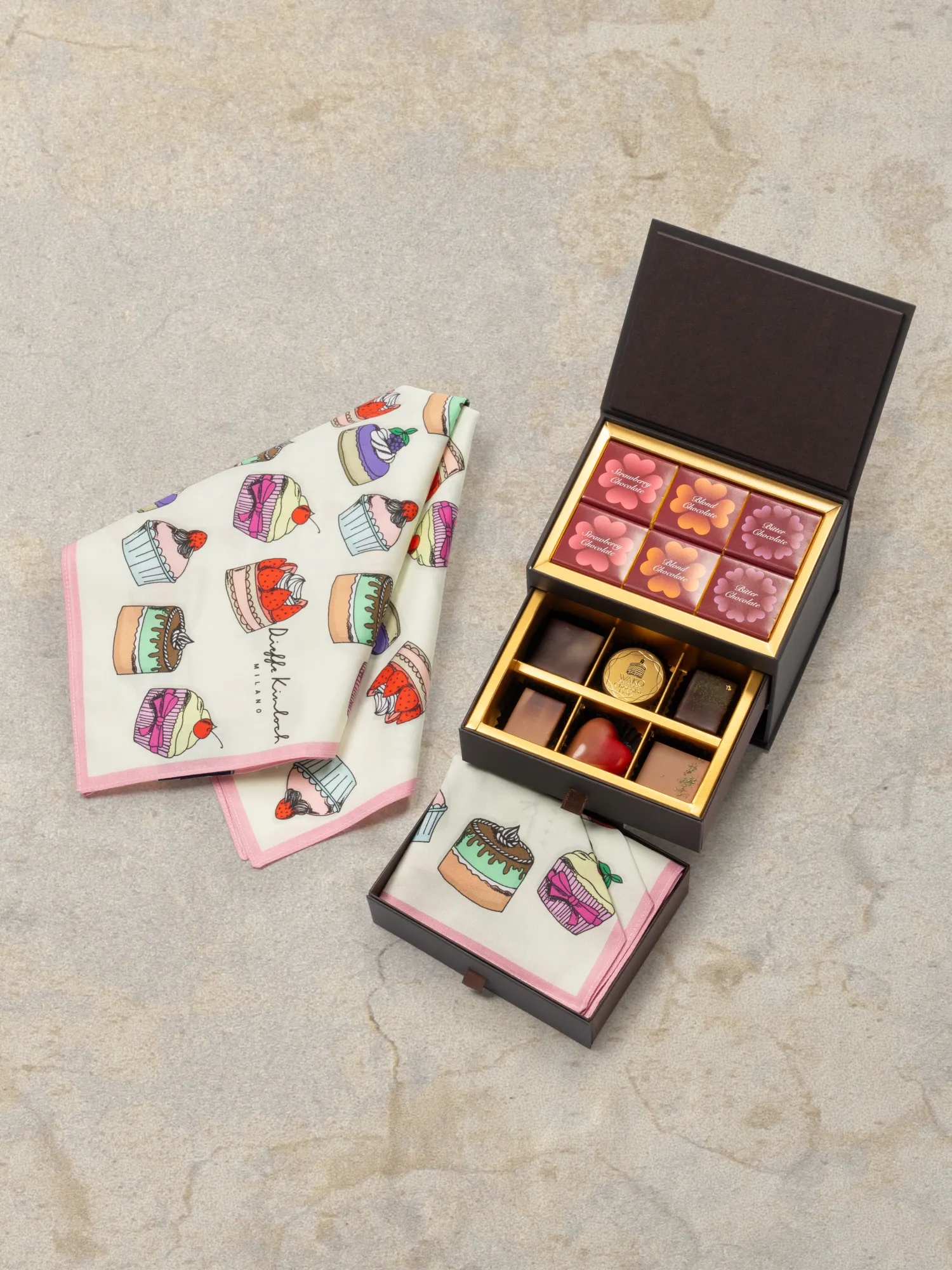 スペシャリテ＆ハンカチ詰合せ「DOLCI」