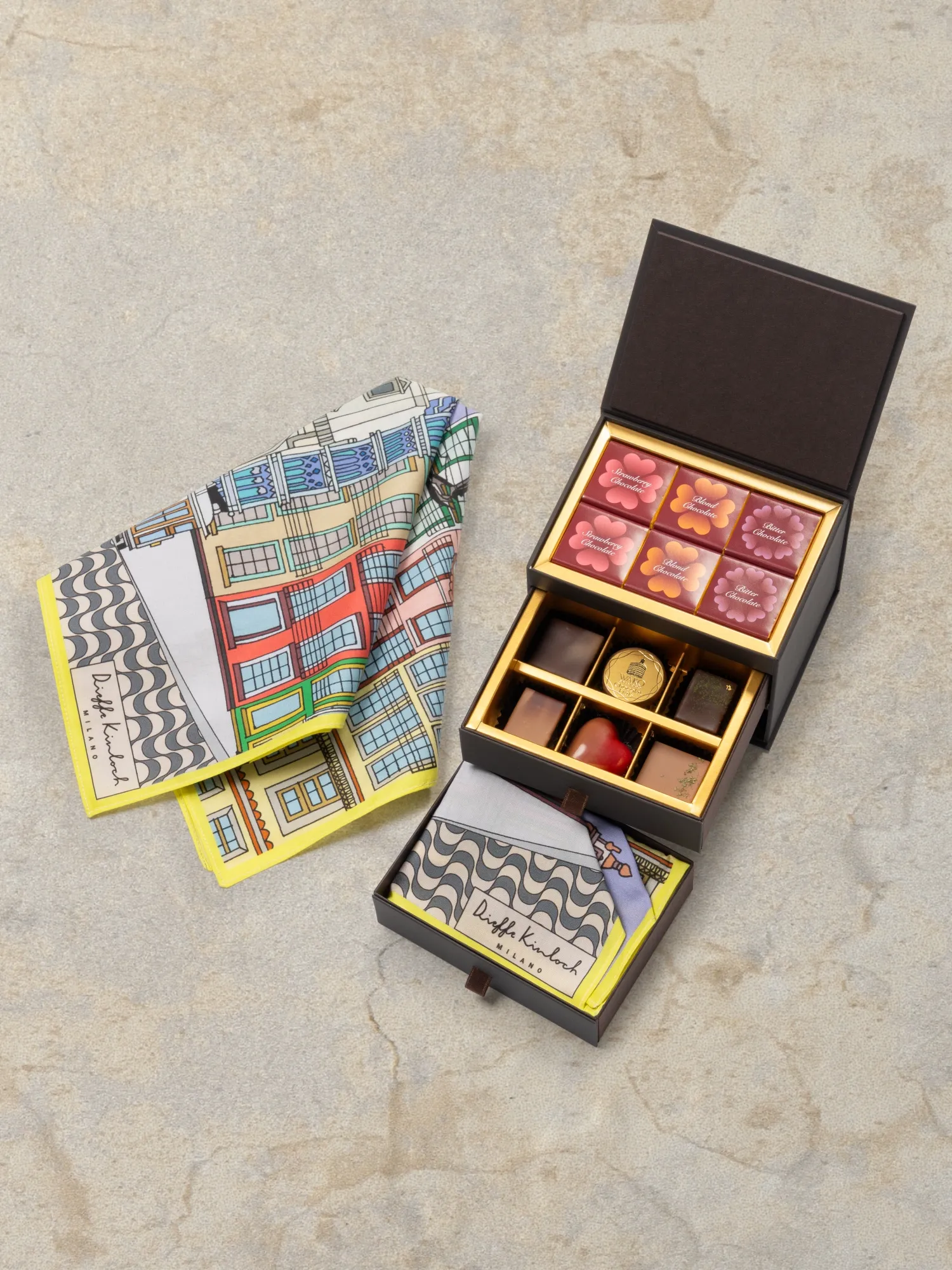 スペシャリテ＆ハンカチ詰合せ「LISBONA VIEW」