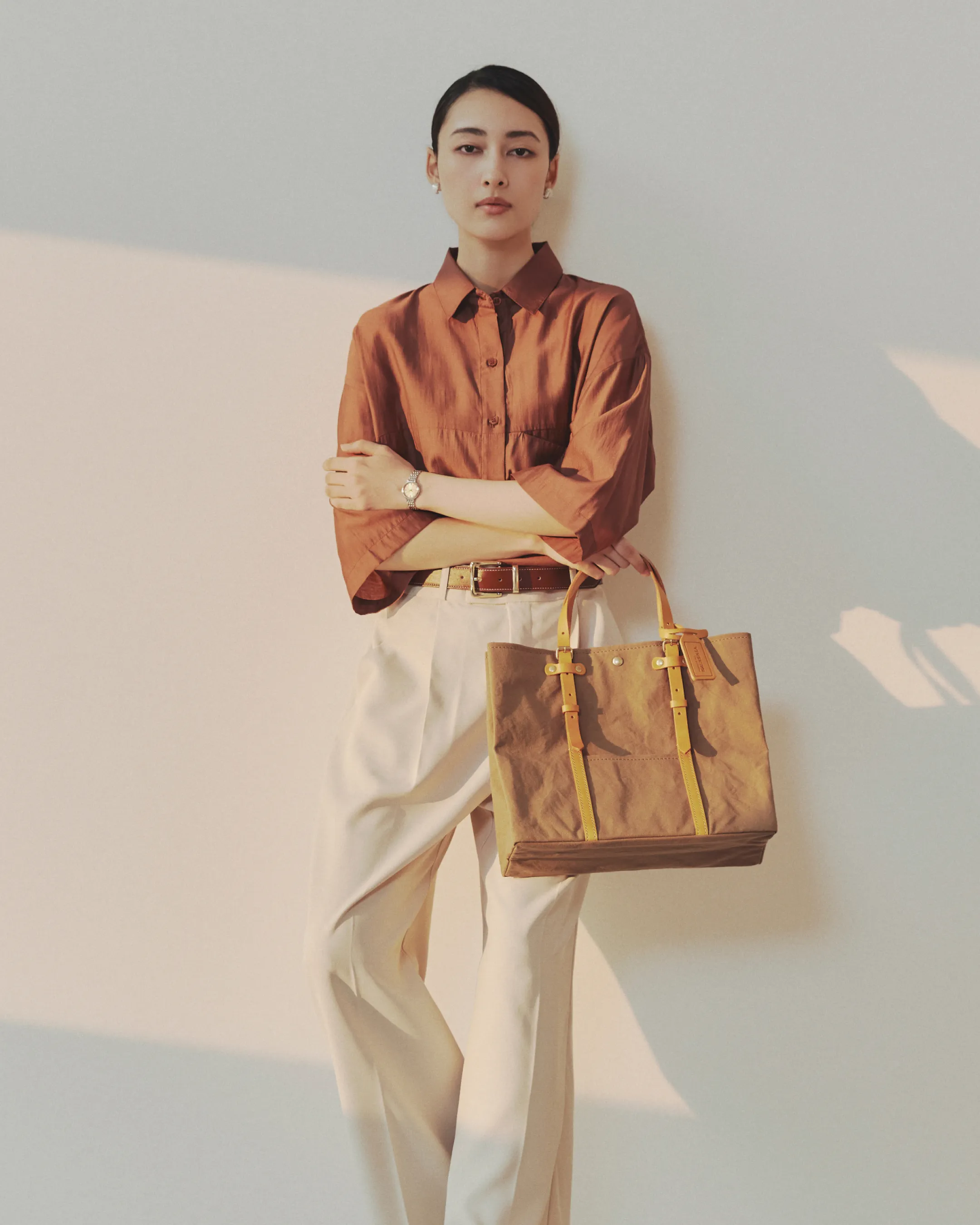 【売約済】銀座和光　 ハンドバッグ リザード型押し ゴールド フォーマル　自立 WEB EXCLUSIVE BAG COLLECTION | WAKO公式オンラインブティック | 銀座