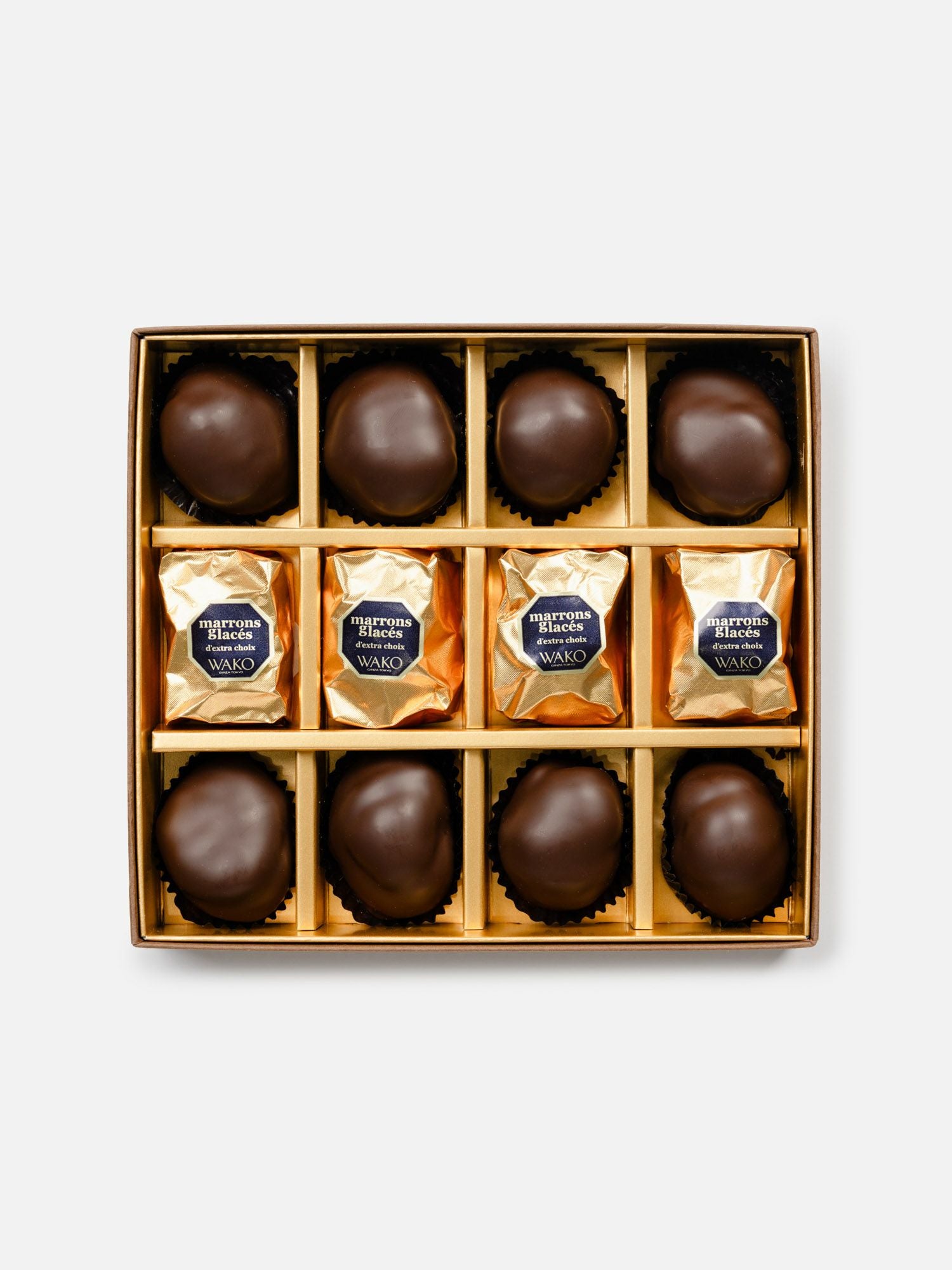 マロンショコラ（4個）、マロングラッセ（2個）詰合せ* |チョコレート