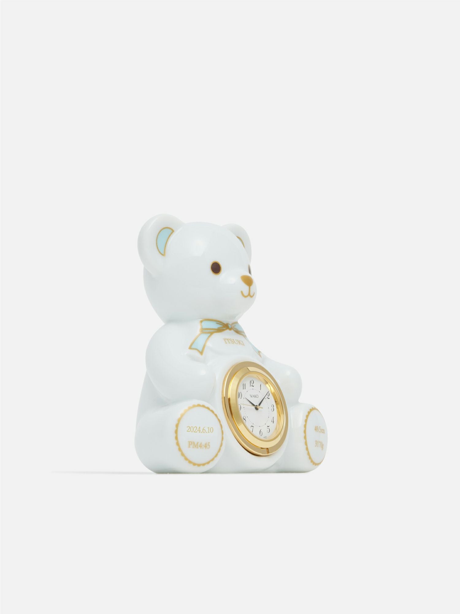 名入れ加工】WAKOクロック（クマ）〈SG031L〉 |名入れができるお品