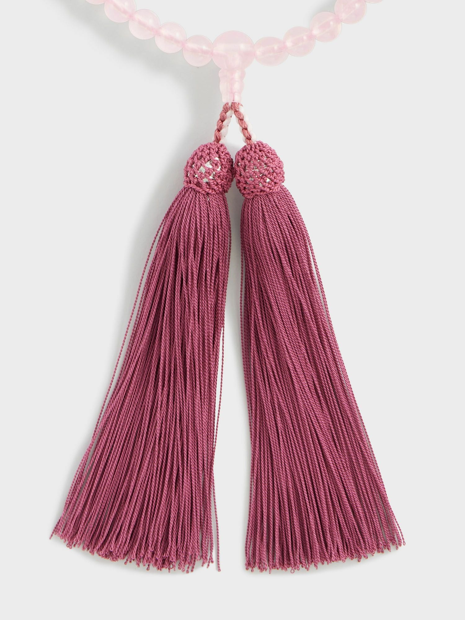 安田松慶堂 念珠〈紅水晶 共仕立・女性用〉 |小物（袱紗、数珠、手袋