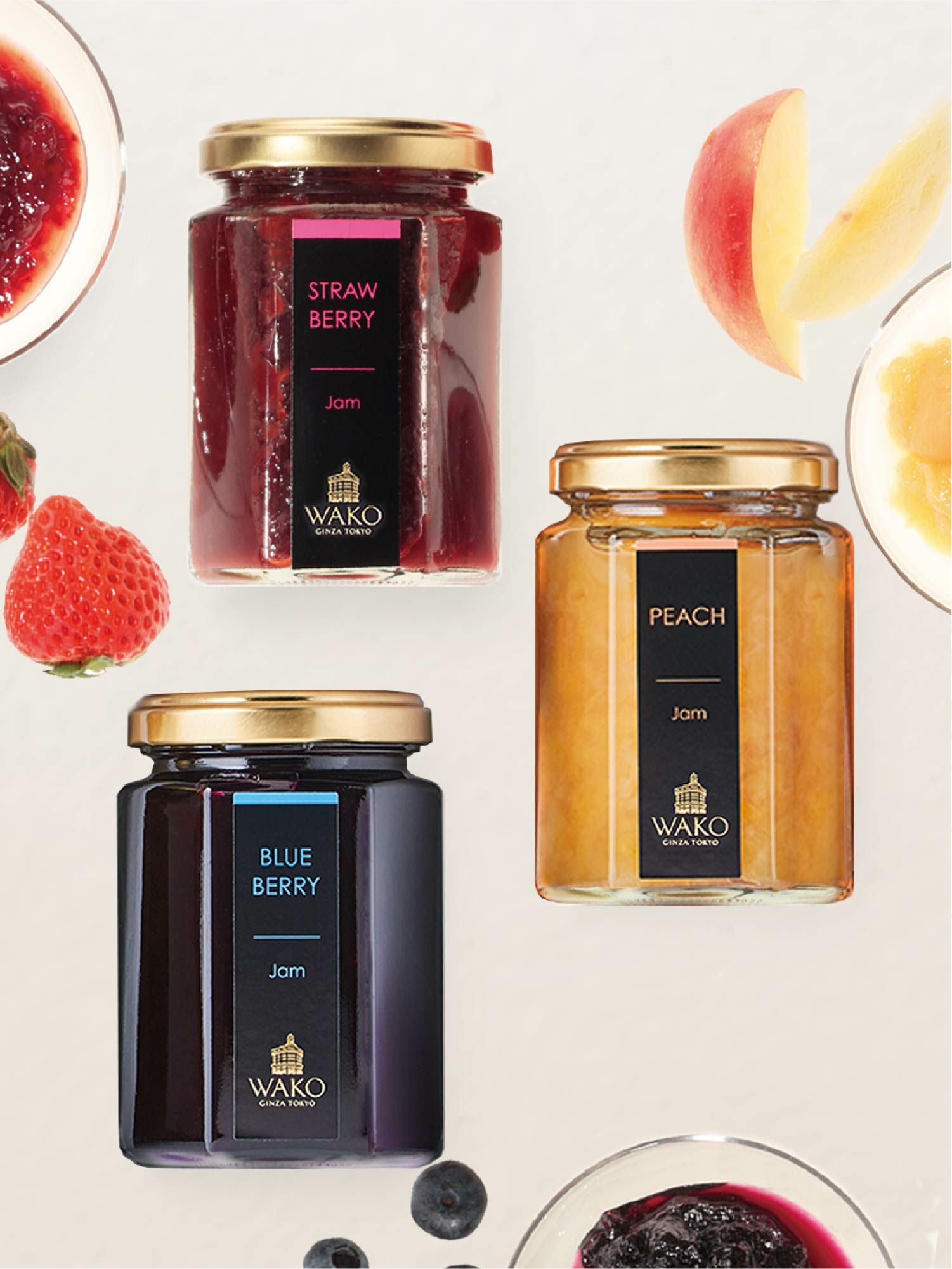 ジャム3種* |ジャム・ハチミツ | WAKO公式オンラインブティック | 銀座
