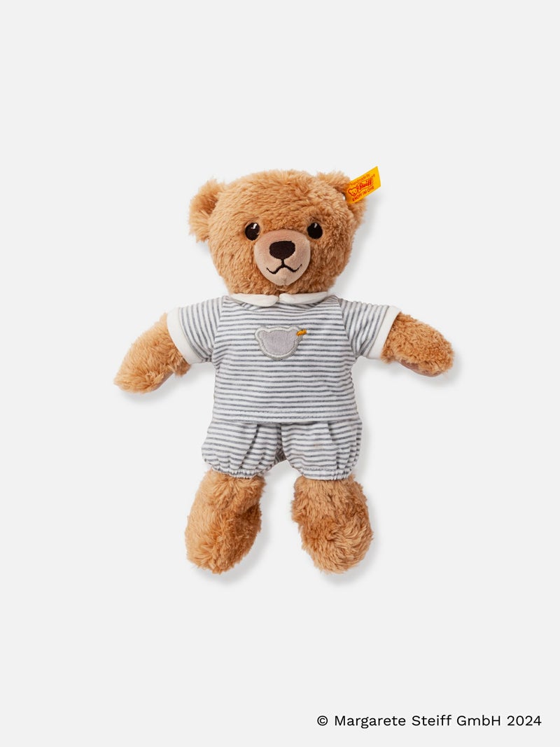 シュタイフ ぬいぐるみ 「おやすみクマちゃん」（グレー） |ベビー 