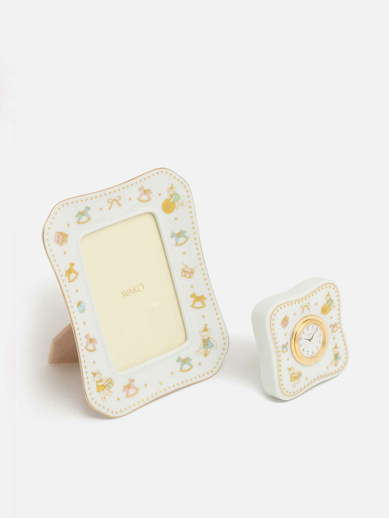 Gift Set】WAKOクロック〈SG035〉＆写真立て 〈おもちゃ〉 |ベビー