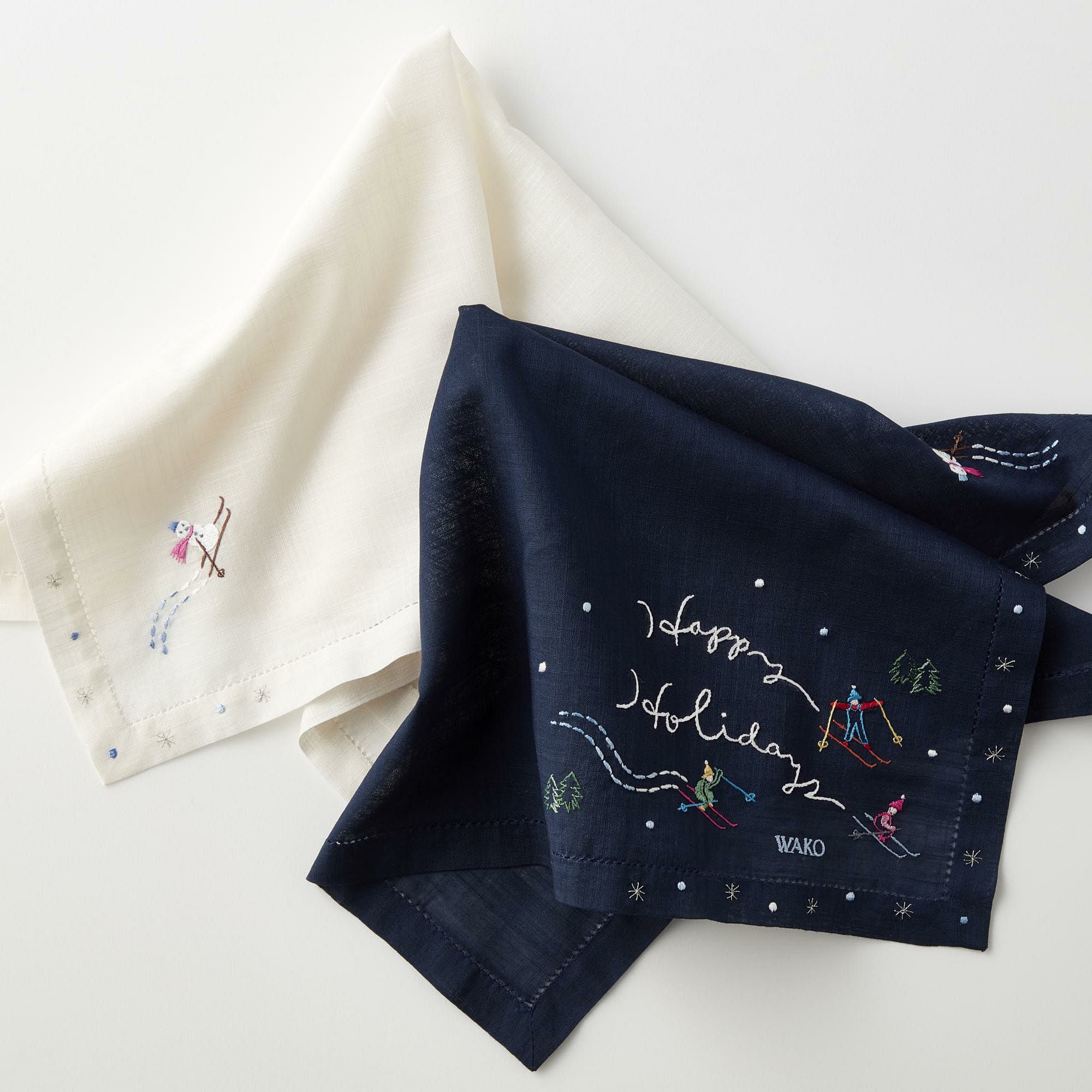 手刺繍ハンカチ |刺繍・レース | WAKO公式オンラインブティック | 銀座