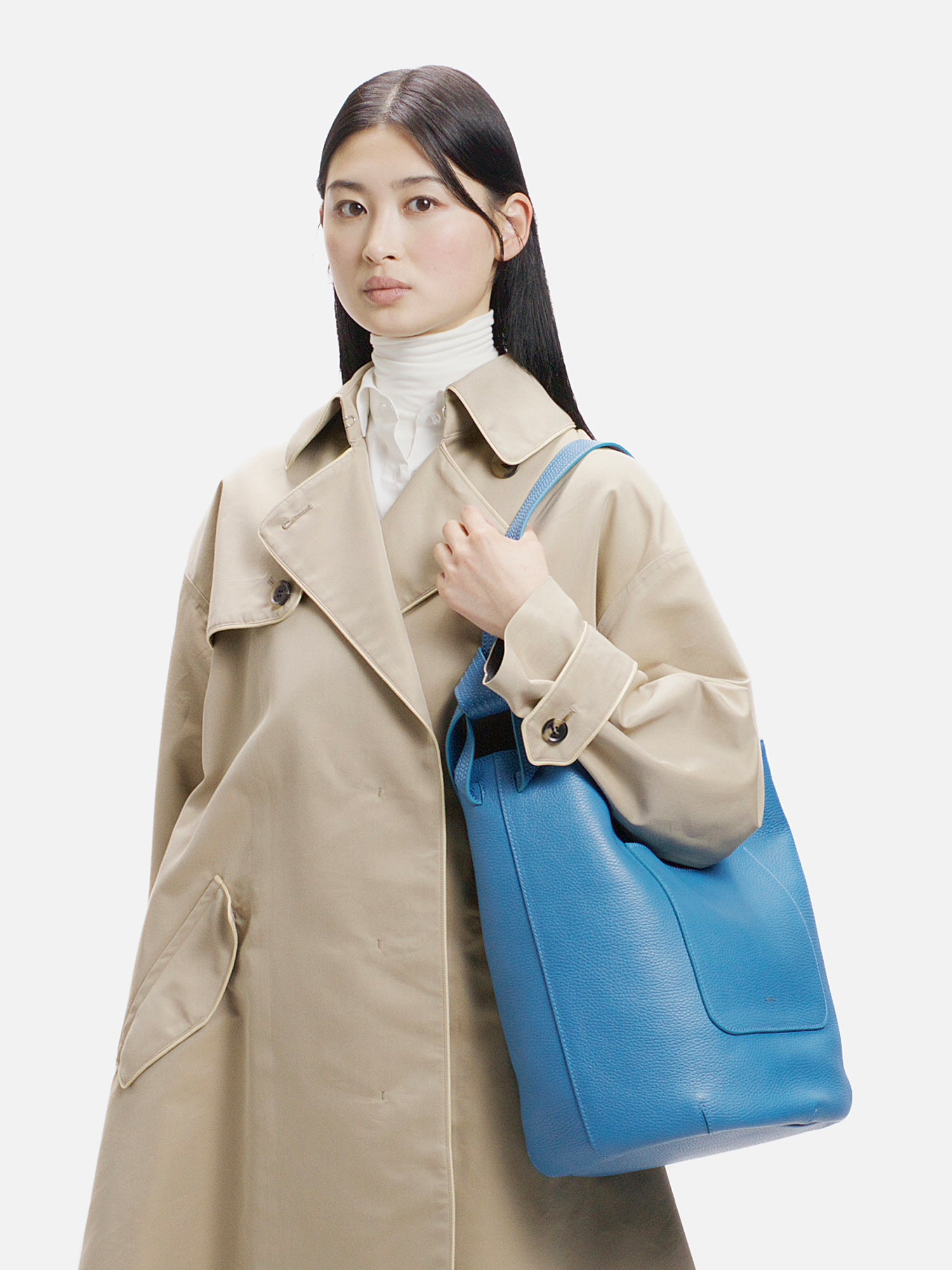 WAKO×MAURO GOVERNA バッグ WAKO CALLIE MISO ラージ ブルー |トート