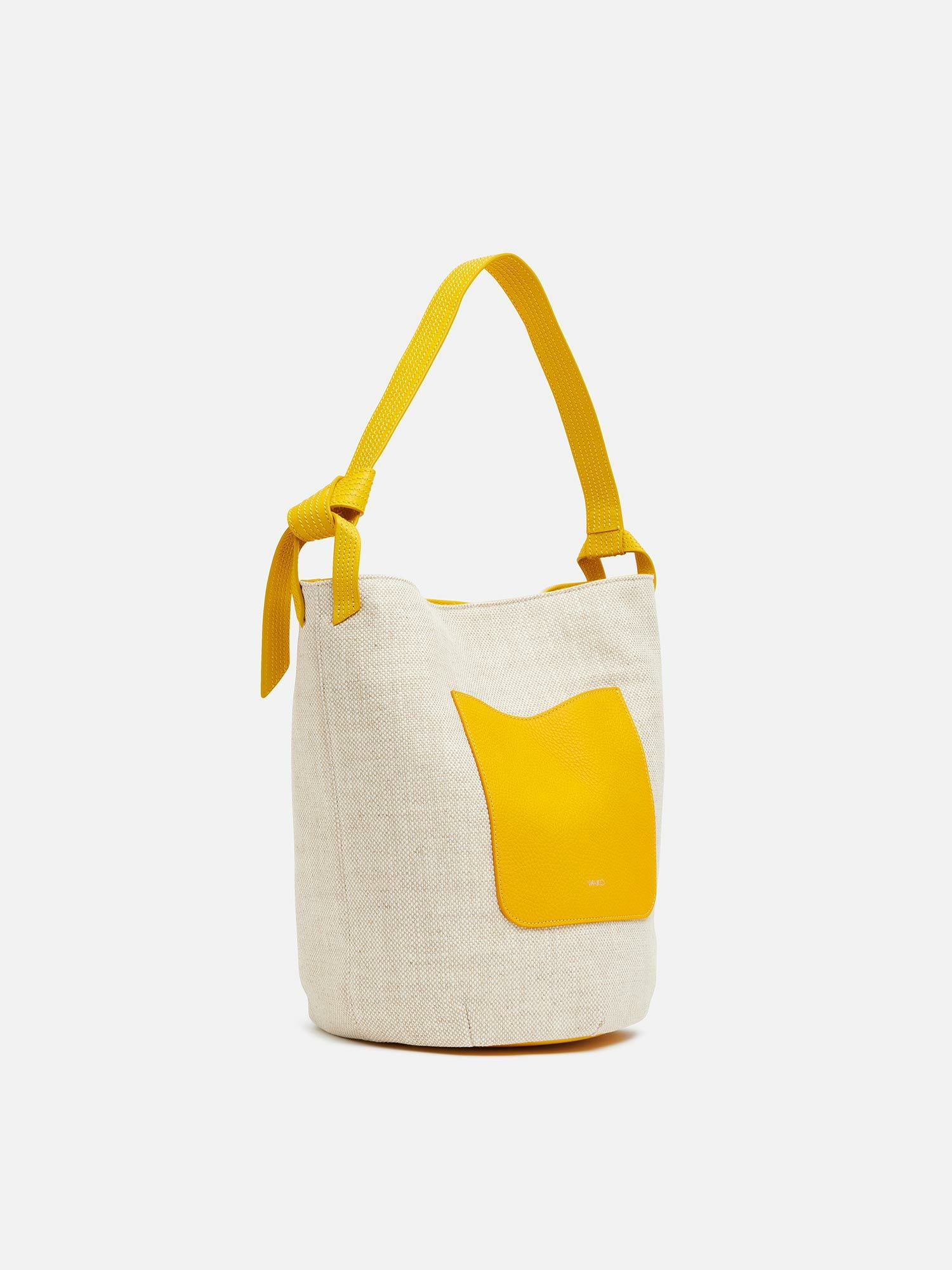 WAKO×MAURO GOVERNA キャンバス バッグ WAKO CALLIE MISO イエロー