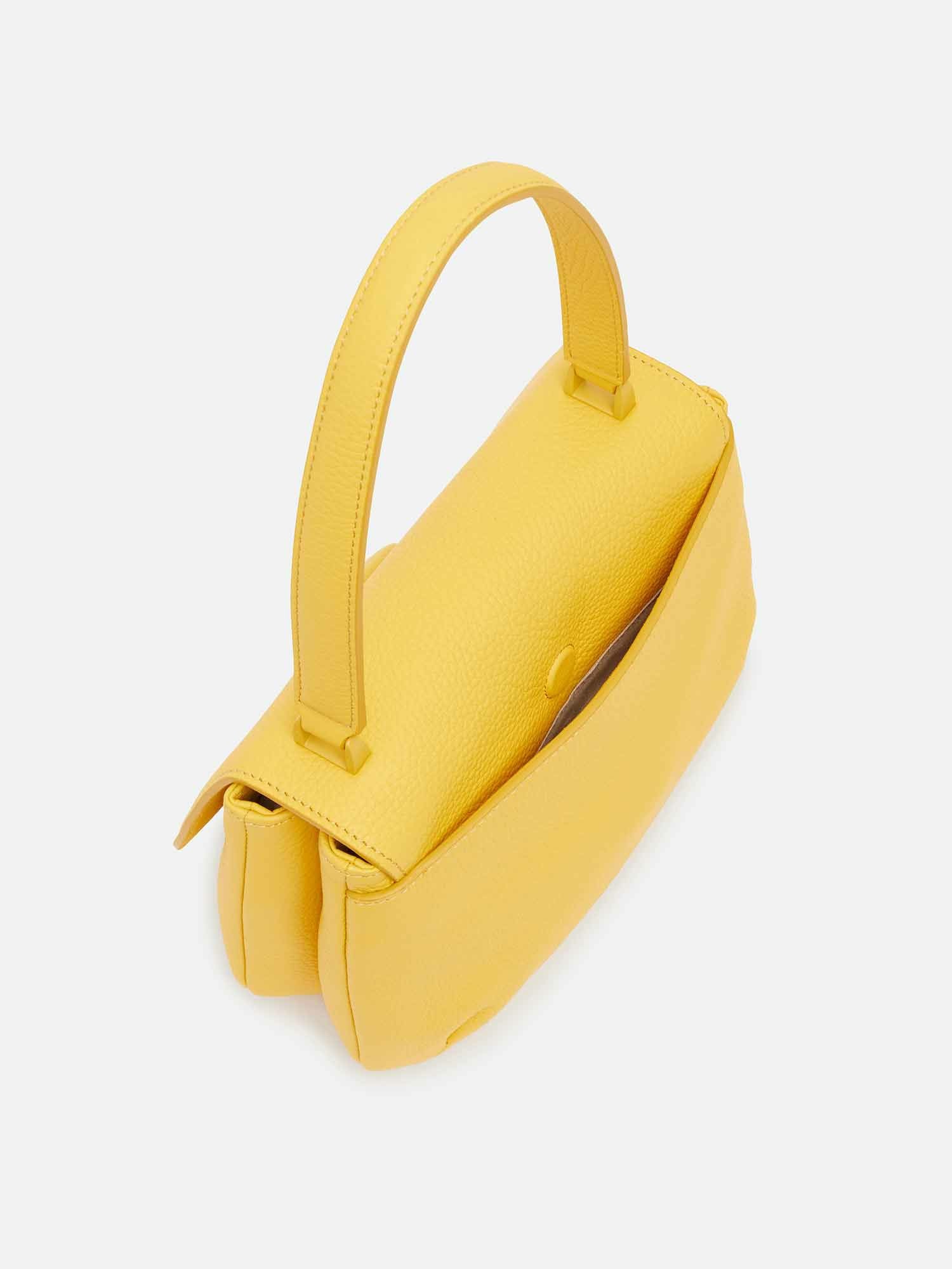 MANACO トップハンドルバッグ イエロー |ハンドバッグ | WAKO公式