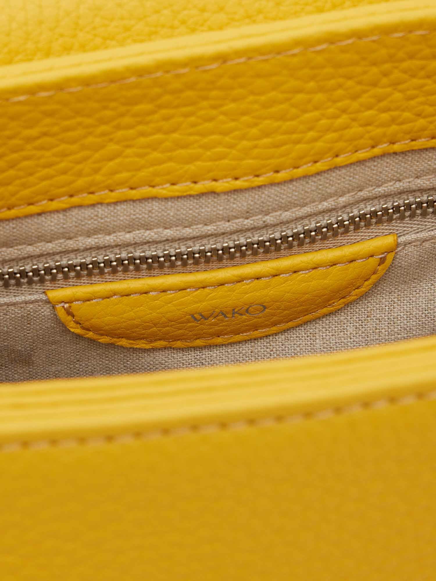 MANACO トップハンドルバッグ イエロー |ハンドバッグ | WAKO公式