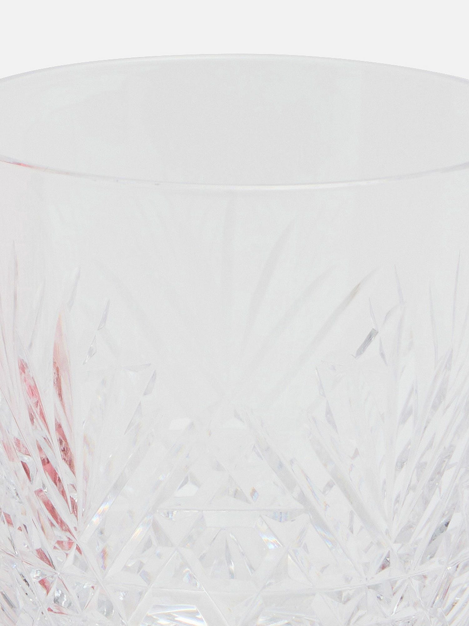 江戸切子 笹の葉に六角籠目文 ペアロックグラス |ダイニング | WAKO