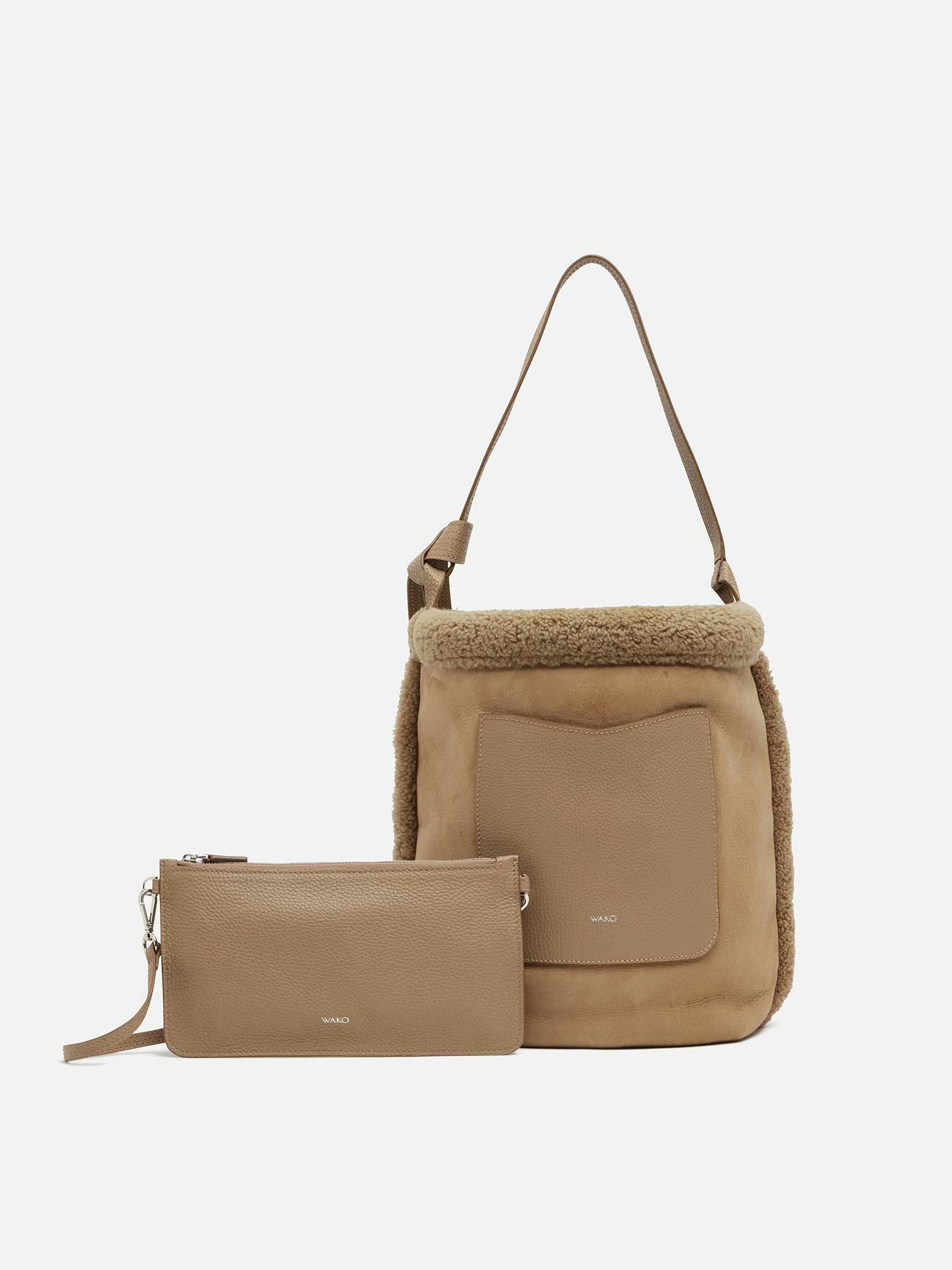 ayako バッグ　ムートンバッグ　キャメル Mouton Bag/CAMEL | ayako