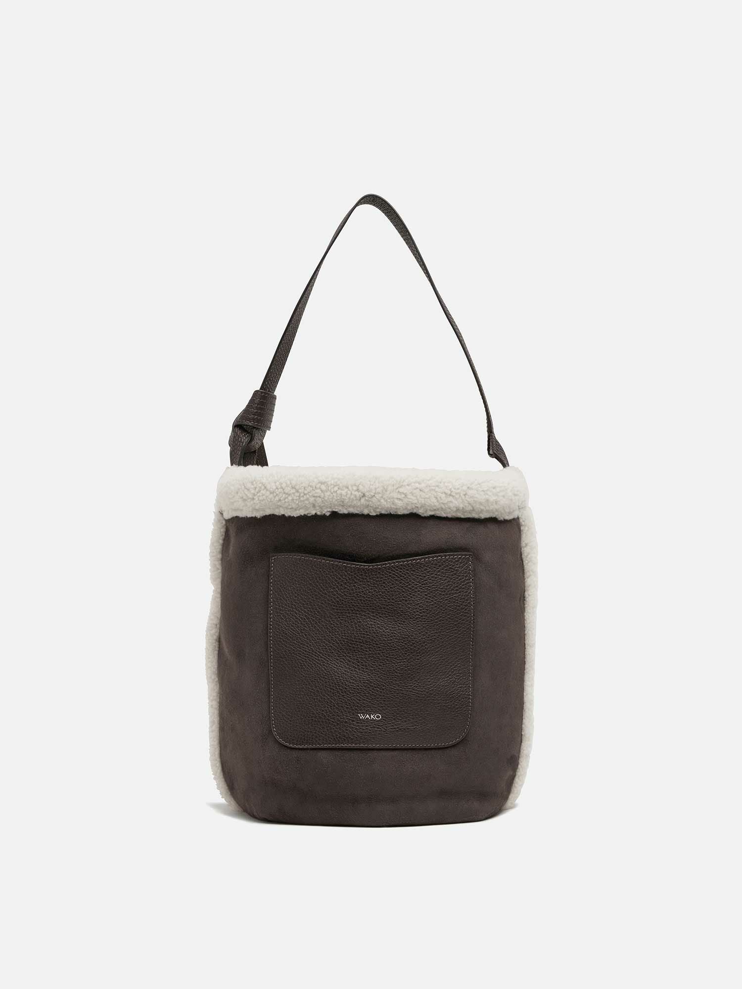 WAKO×MAURO GOVERNA バッグ WAKO CALLIE MISO ラージ ムートン