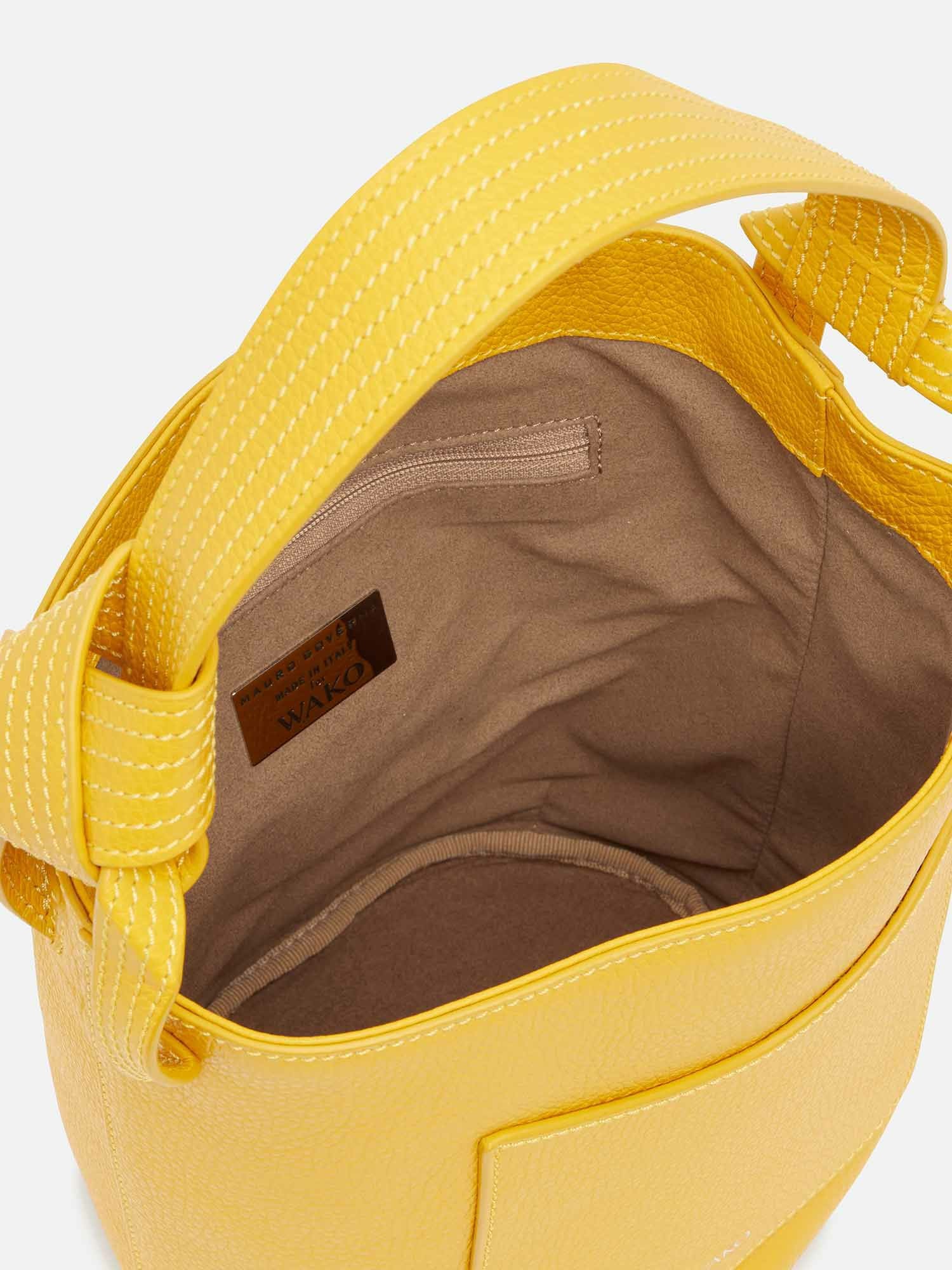 WAKO×MAURO GOVERNA バッグ WAKO CALLIE MISO スモール イエロー