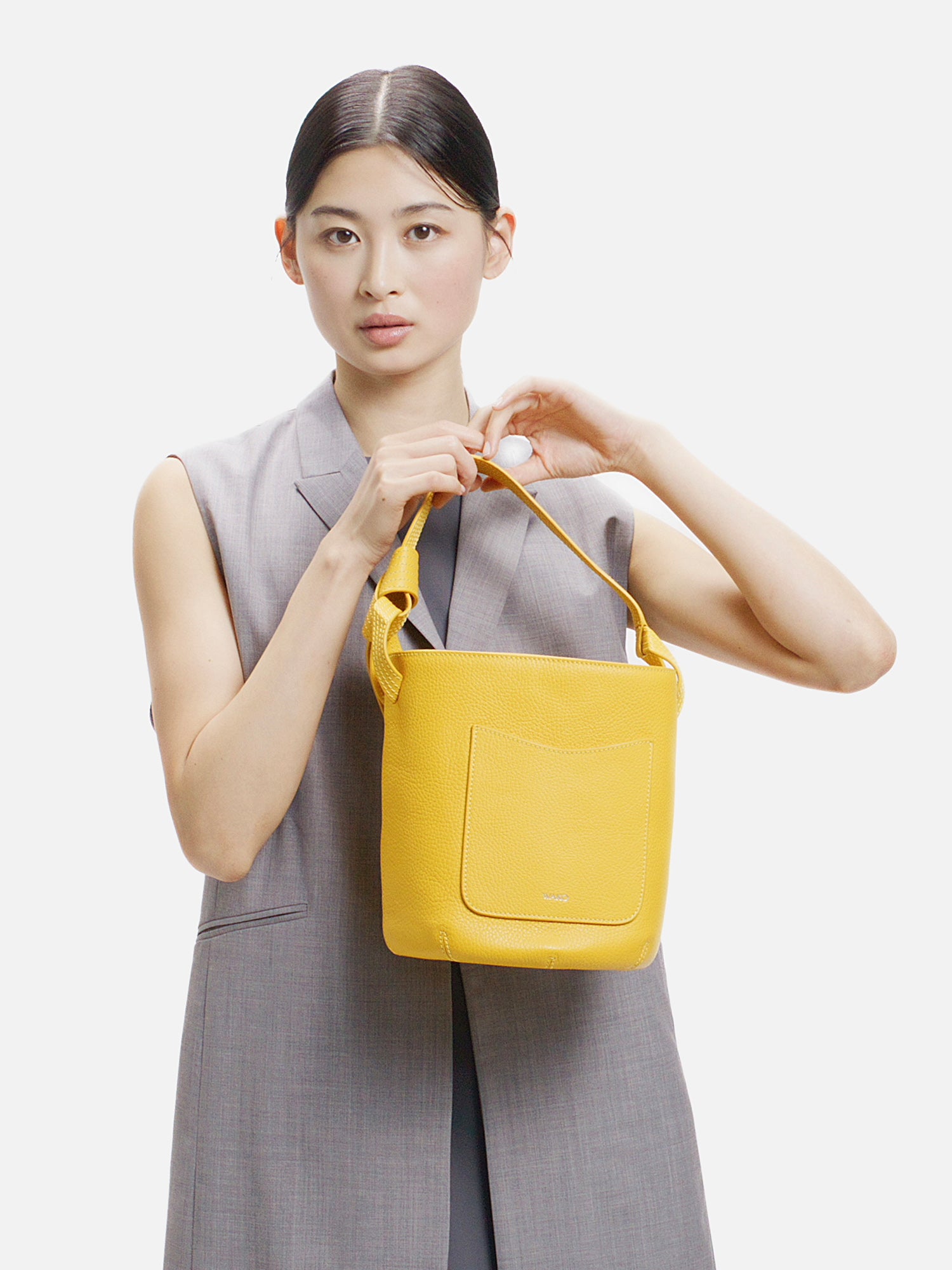 WAKO×MAURO GOVERNA バッグ WAKO CALLIE MISO スモール イエロー