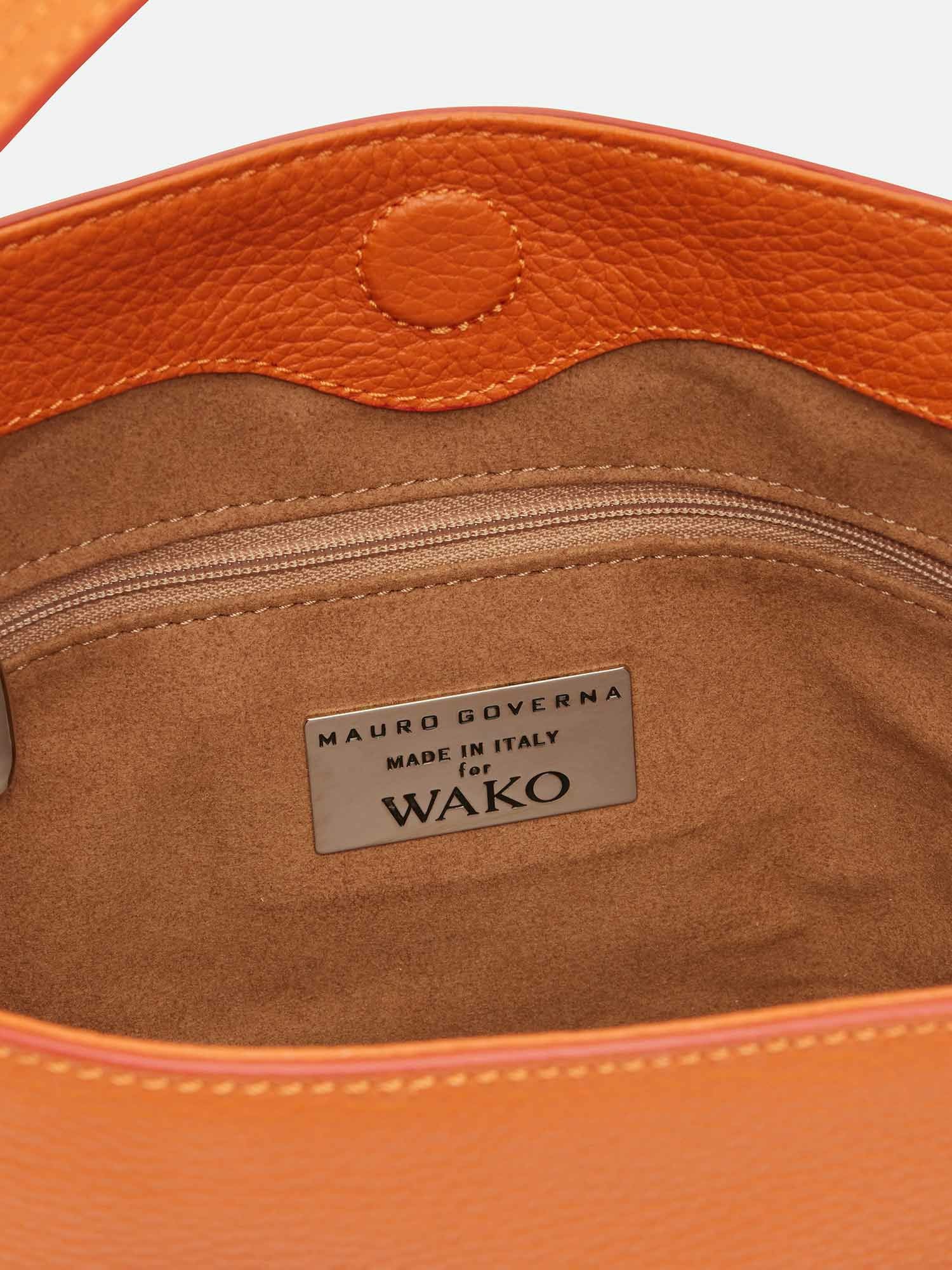 WAKO×MAURO GOVERNA バッグ WAKO CALLIE MISO スモール オレンジ