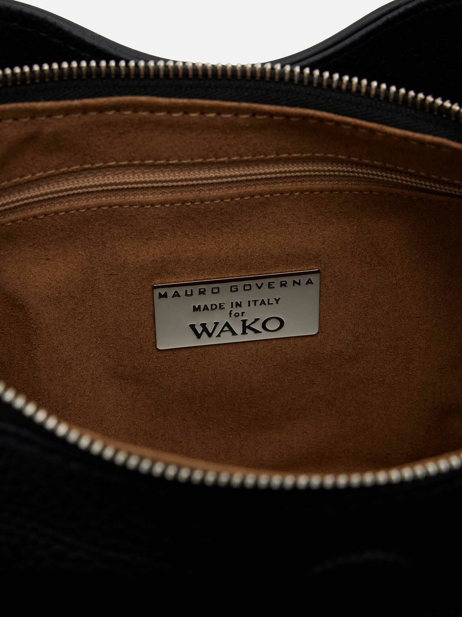 はるなつ　WAKO WAKO×MAURO GOVERNA バッグ ブラック／シルバー |ハンドバッグ | WAKO