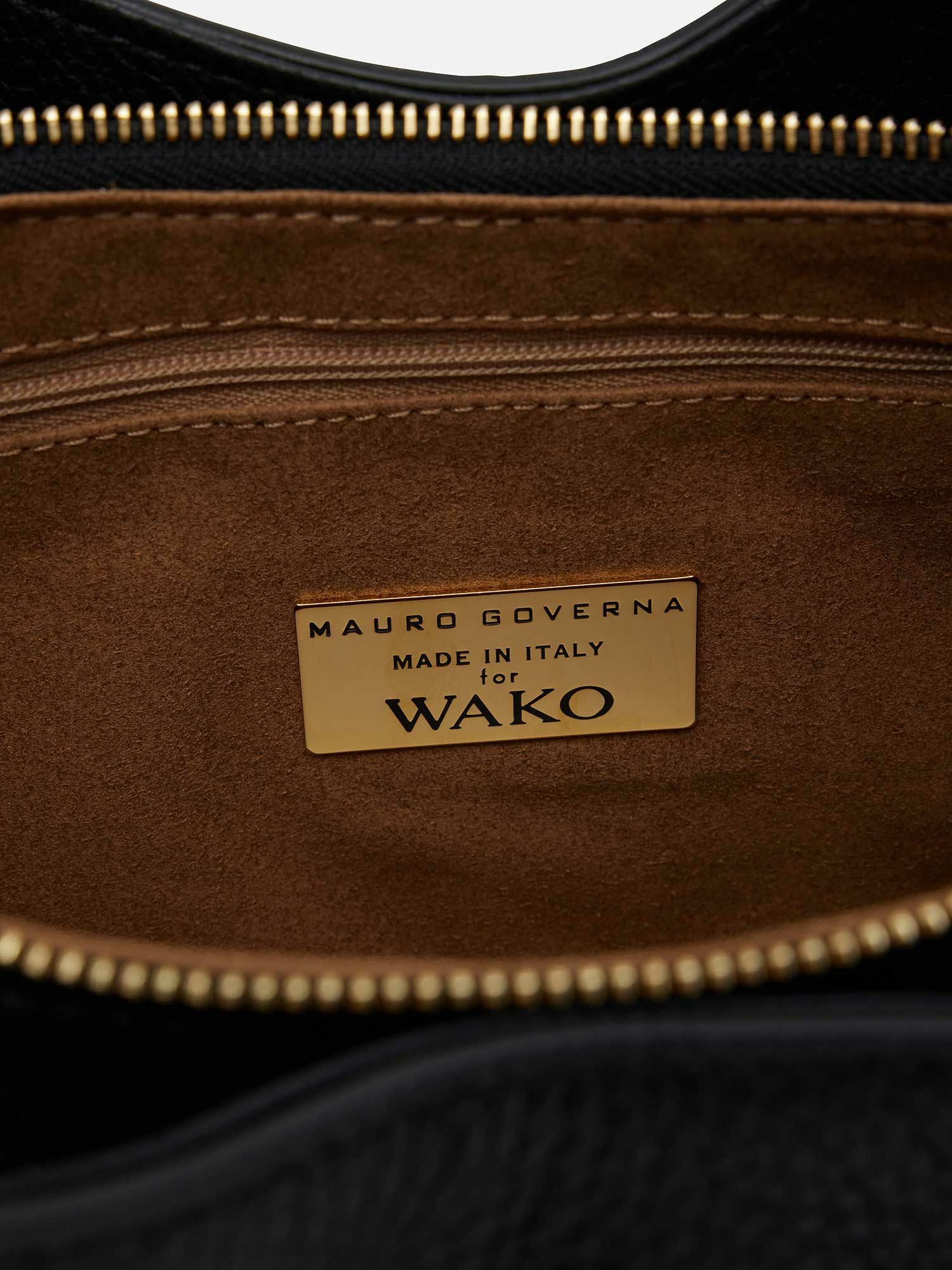 WAKO×MAURO GOVERNA バッグ ブラック／ゴールド |ハンドバッグ | WAKO
