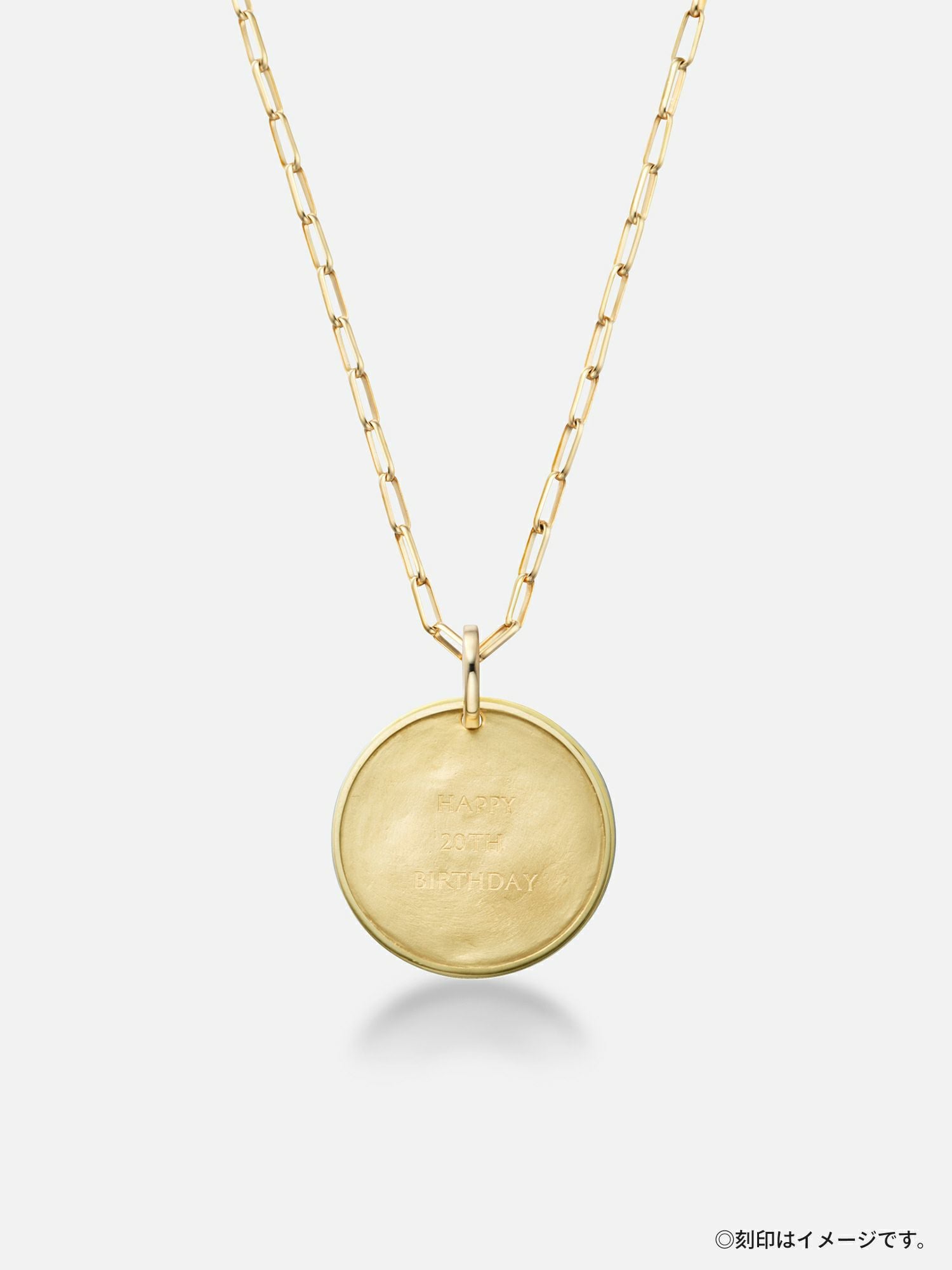 予約】パーソナルイニシャルペンダントトップ〈18KYG／イニシャル“T