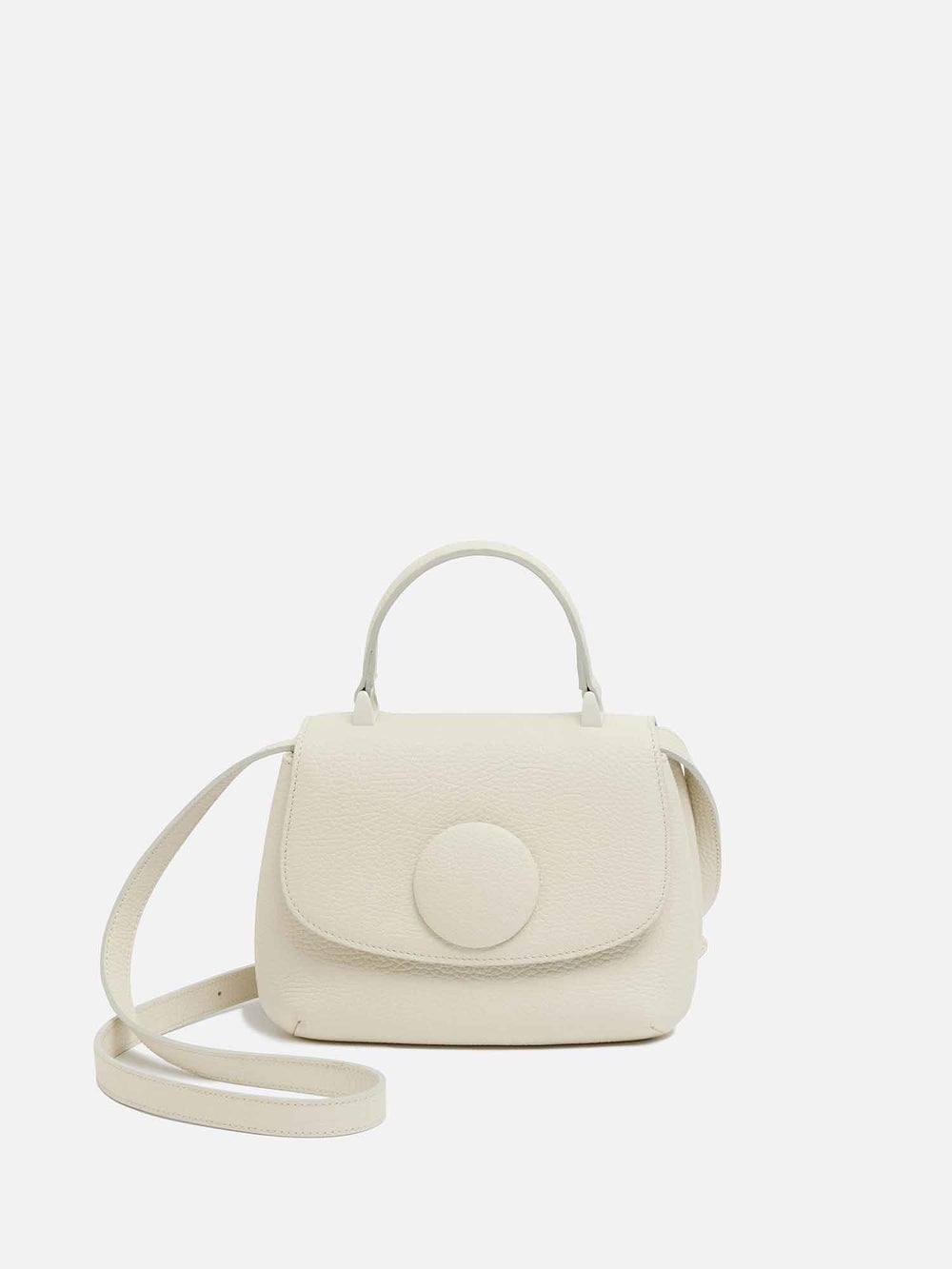 MANACO トップハンドルミニショルダーバッグ アイボリー