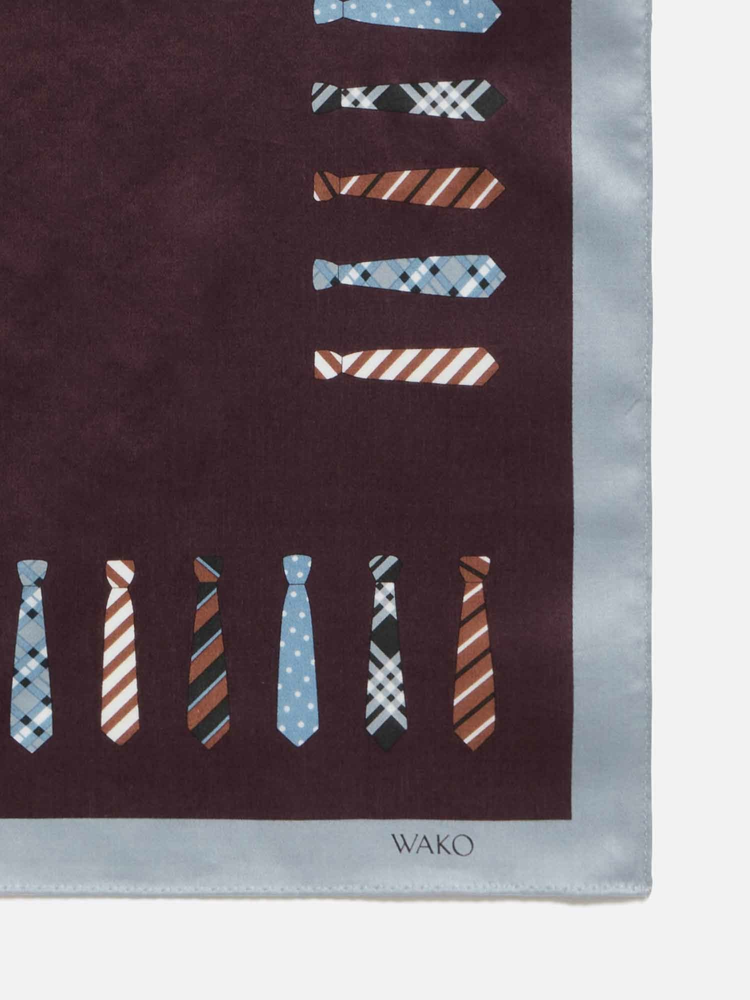 ハンカチ ワイン |プリント | WAKO公式オンラインブティック | 銀座・和光