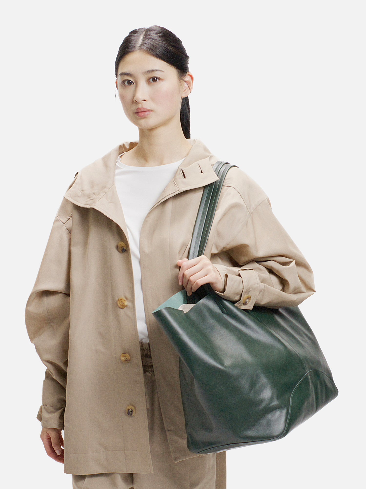 MANACO トートバッグ ラージ グリーン |トートバッグ | WAKO公式
