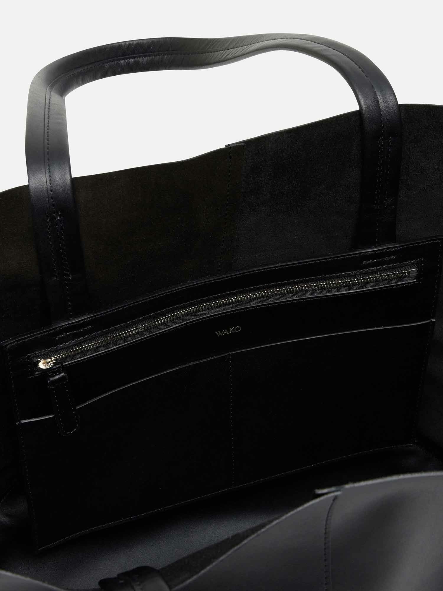 MANACO トートバッグ ミディアム ブラック |トートバッグ | WAKO公式
