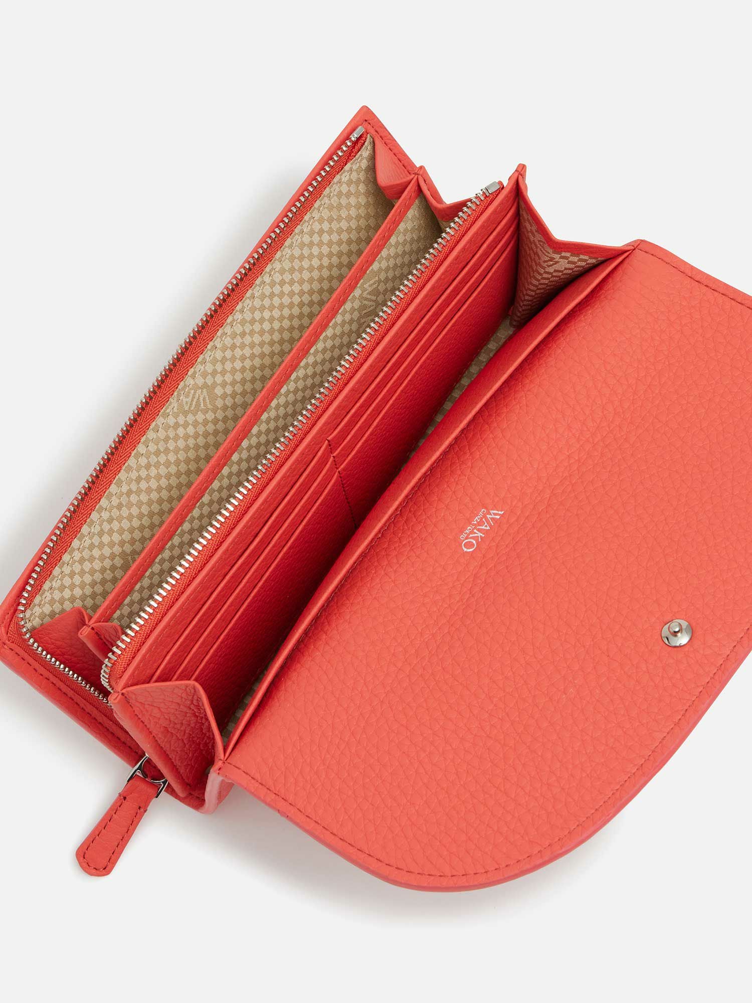 MANACO ロングウォレット レッド |長財布 | WAKO公式オンライン