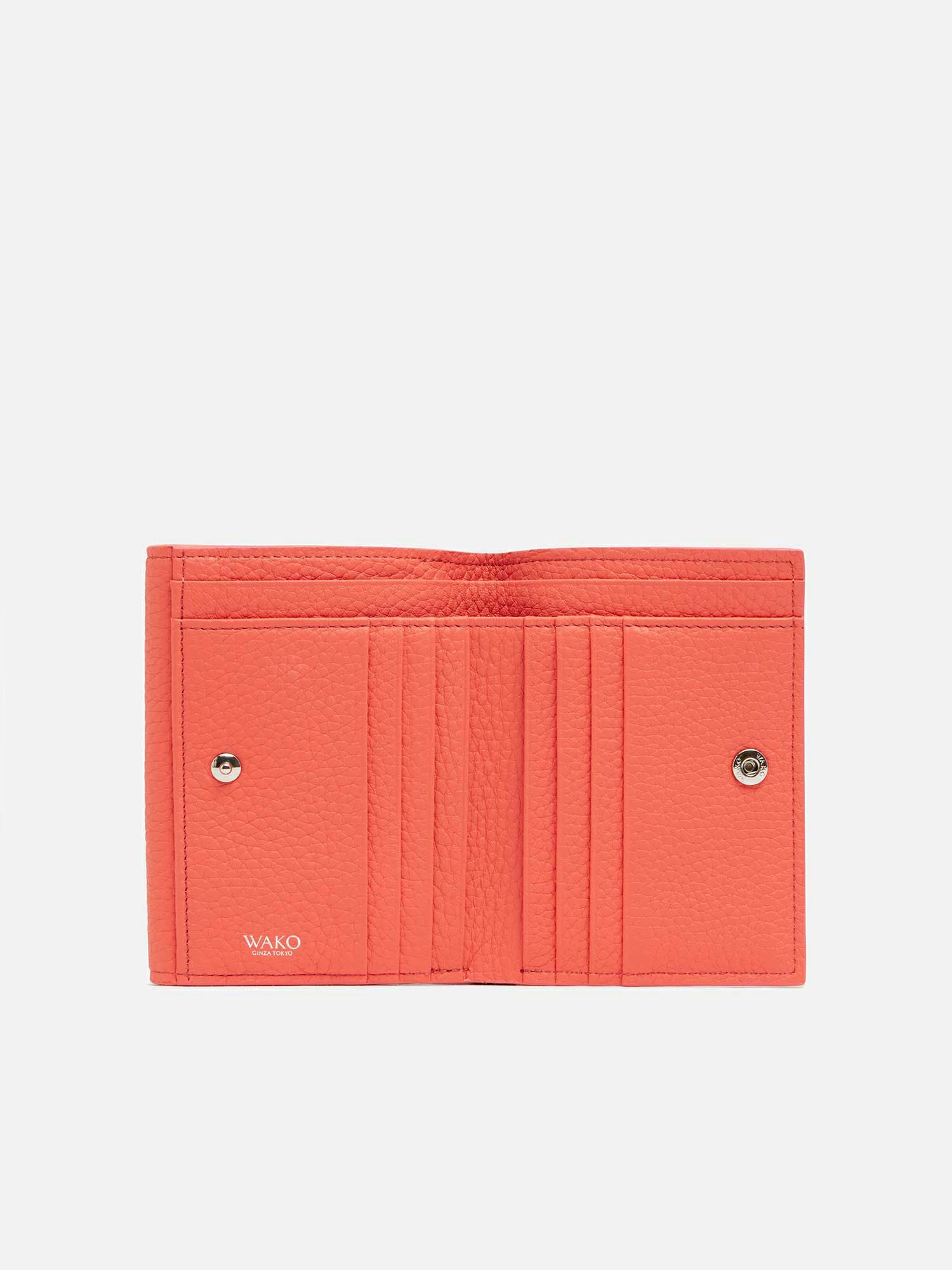 WAKO 和光 MANACO ミニウォレット レッド MANACO ウォレット レッド |折り財布 | WAKO公式オンラインブティック