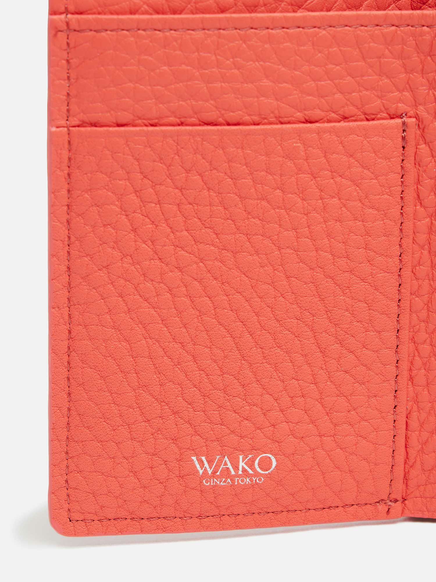 WAKO 和光 MANACO ミニウォレット レッド MANACO ミニウォレット レッド |折り財布 | WAKO公式オンライン