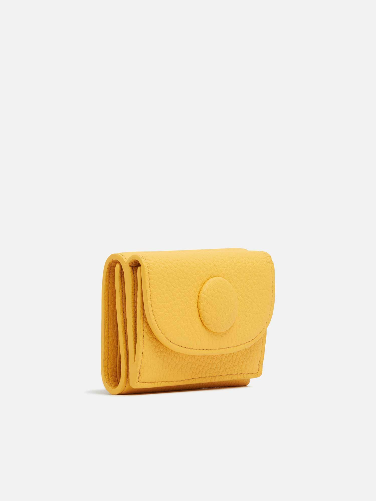 銀座和光　コンパクト財布　ゴールド MANACO ミニウォレット イエロー |折り財布 | WAKO公式オンライン