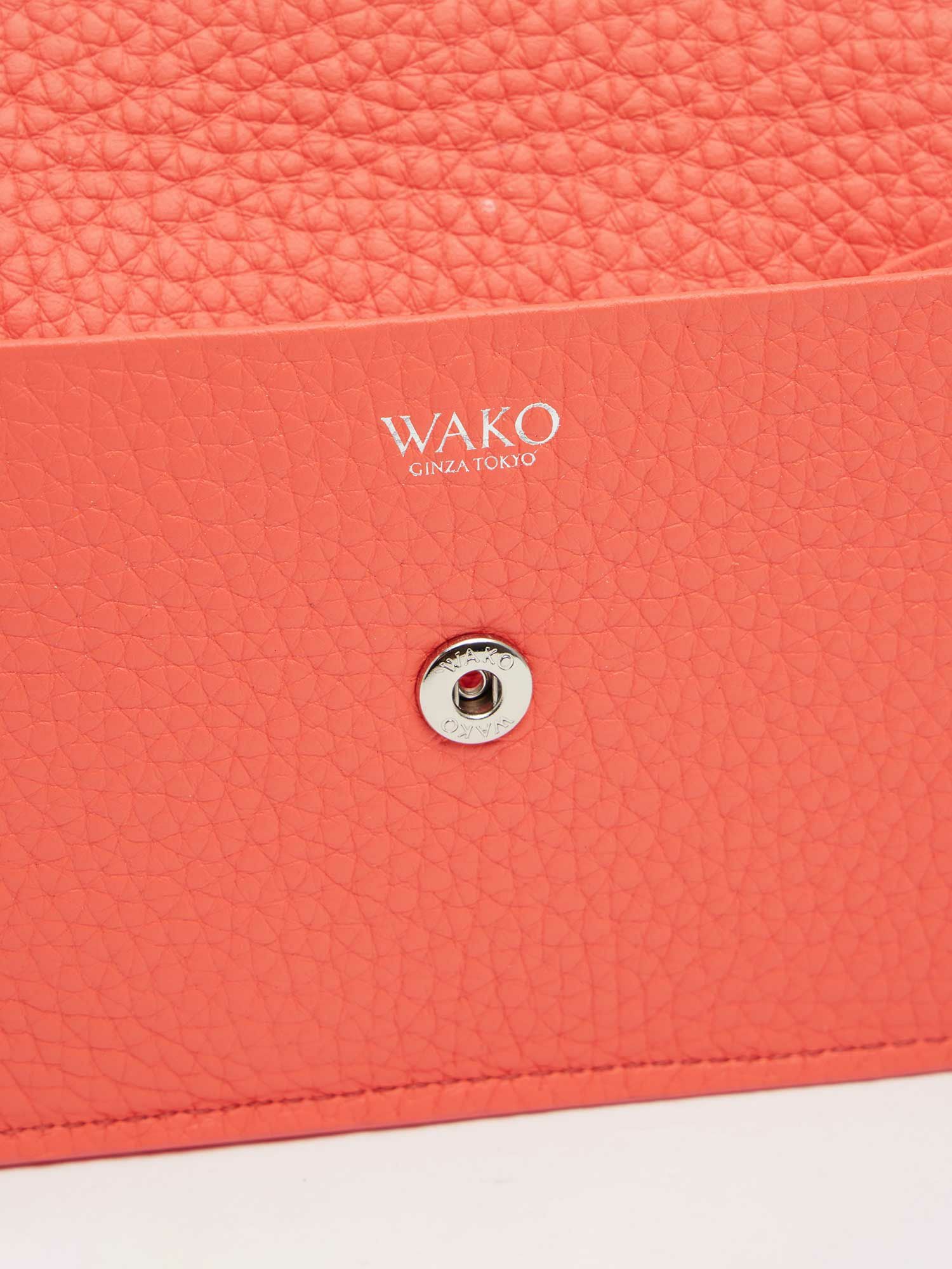 WAKO 和光 MANACO ミニウォレット レッド MANACO ミニウォレット レッド |折り財布 | WAKO公式オンライン