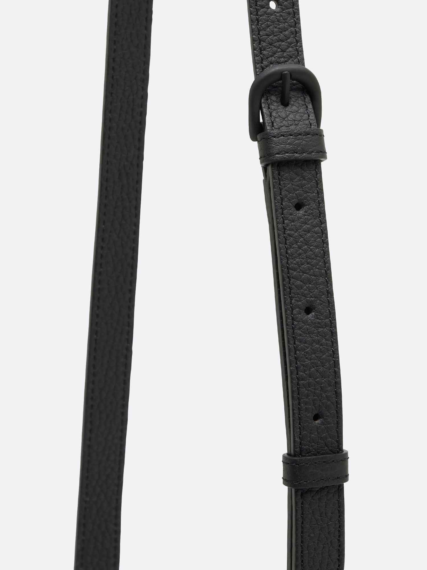 MANACO トップハンドルミニショルダーバッグ ブラック |ハンドバッグ