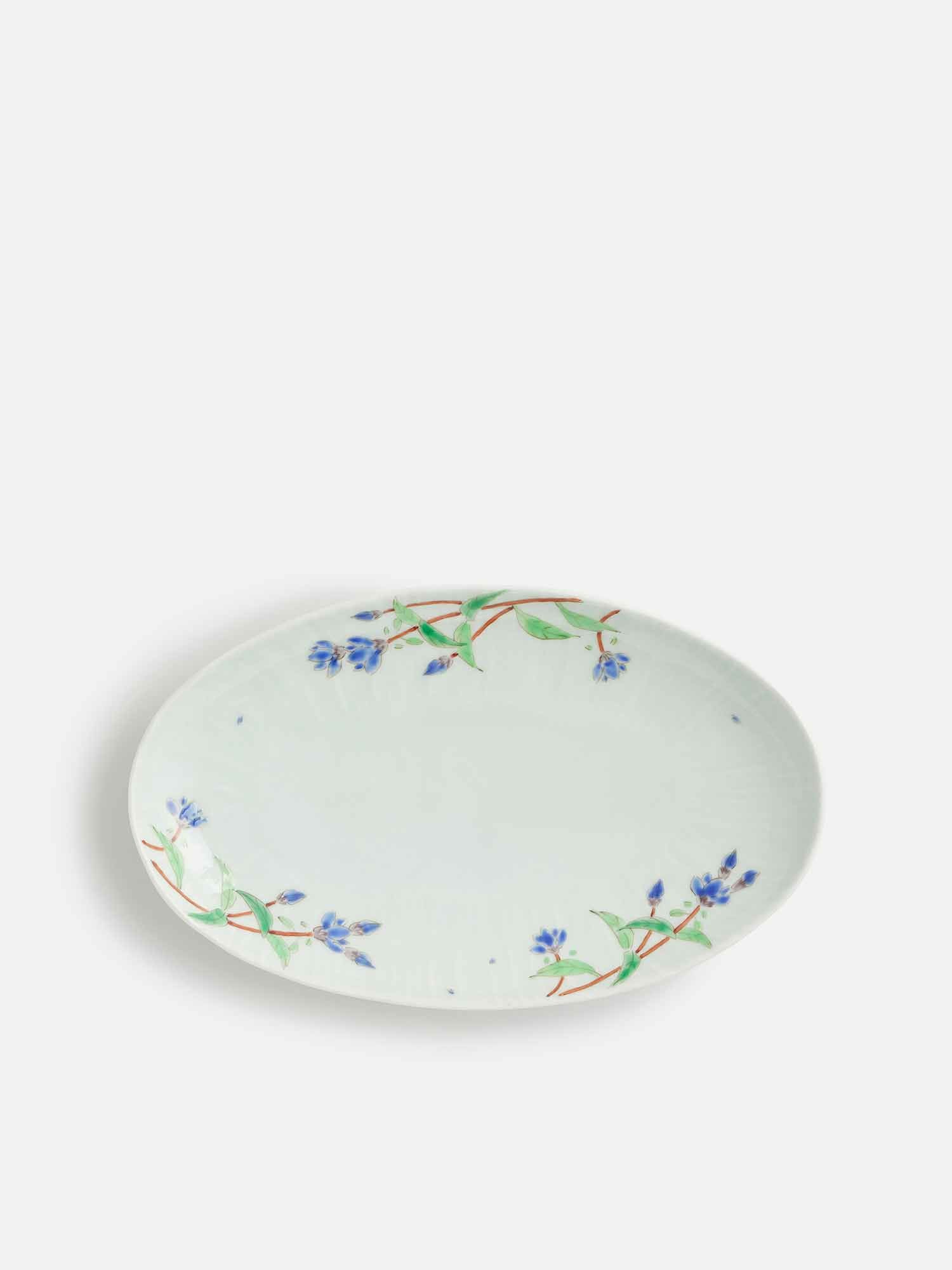 波佐見焼 藤川法男作 線彫小鉢〈りんどう〉 |ダイニング | WAKO公式