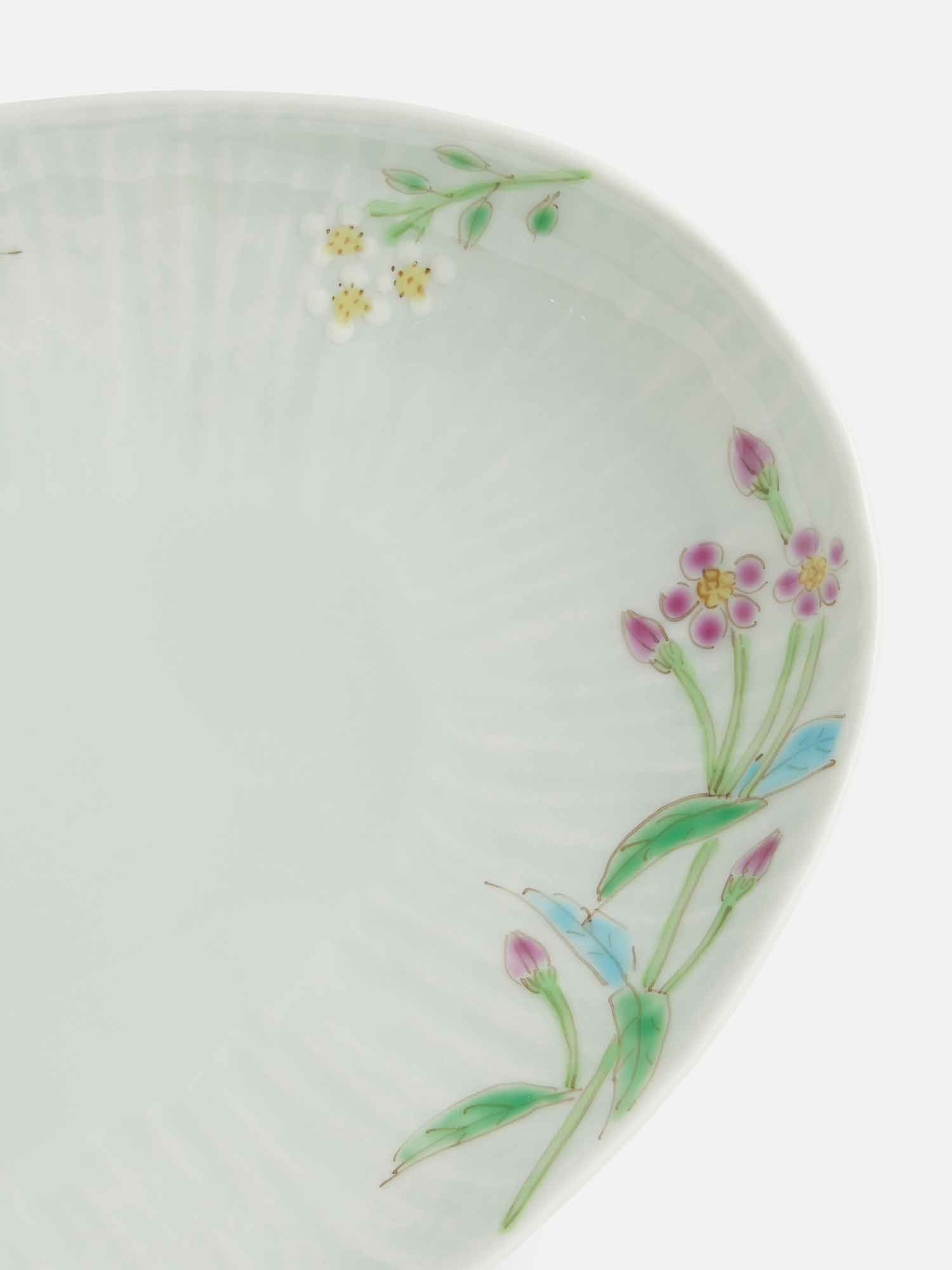 波佐見焼 藤川法男作 長楕円皿〈るりはこべ〉 |ダイニング | WAKO公式