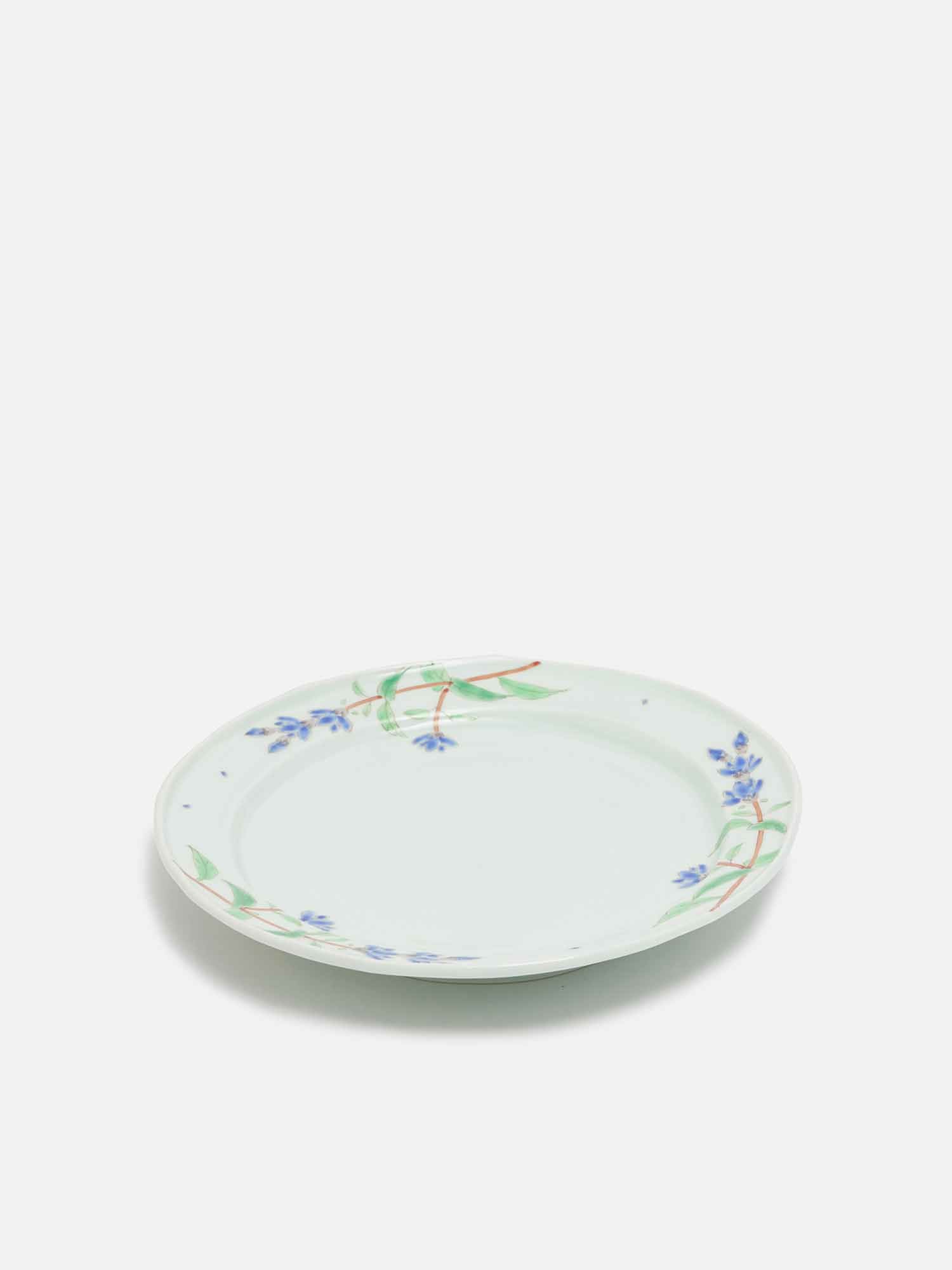 波佐見焼 藤川法男作 8寸皿〈りんどう〉 |ダイニング | WAKO公式