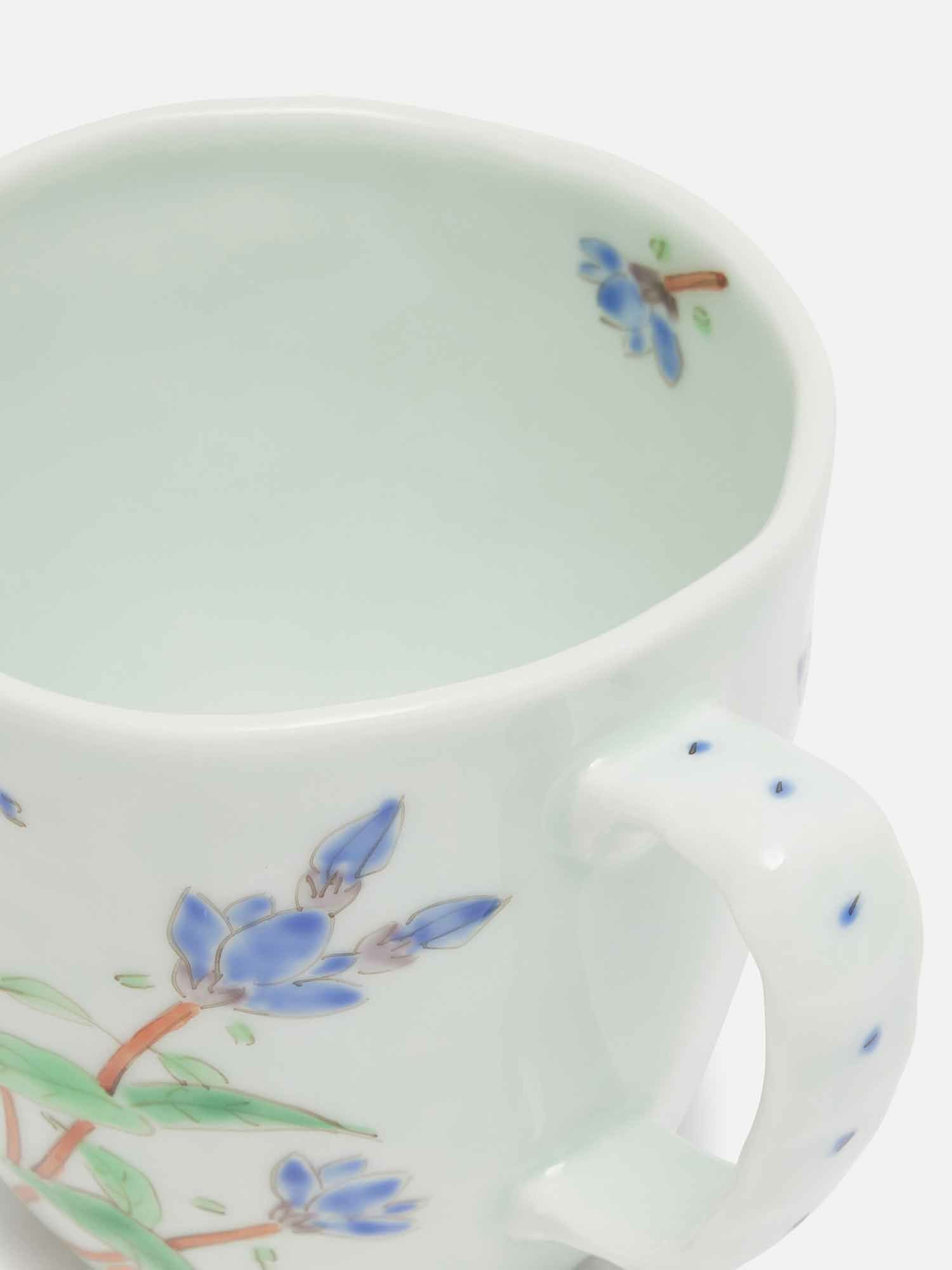 波佐見焼 藤川法男作 マグカップ〈りんどう〉 |ダイニング | WAKO公式