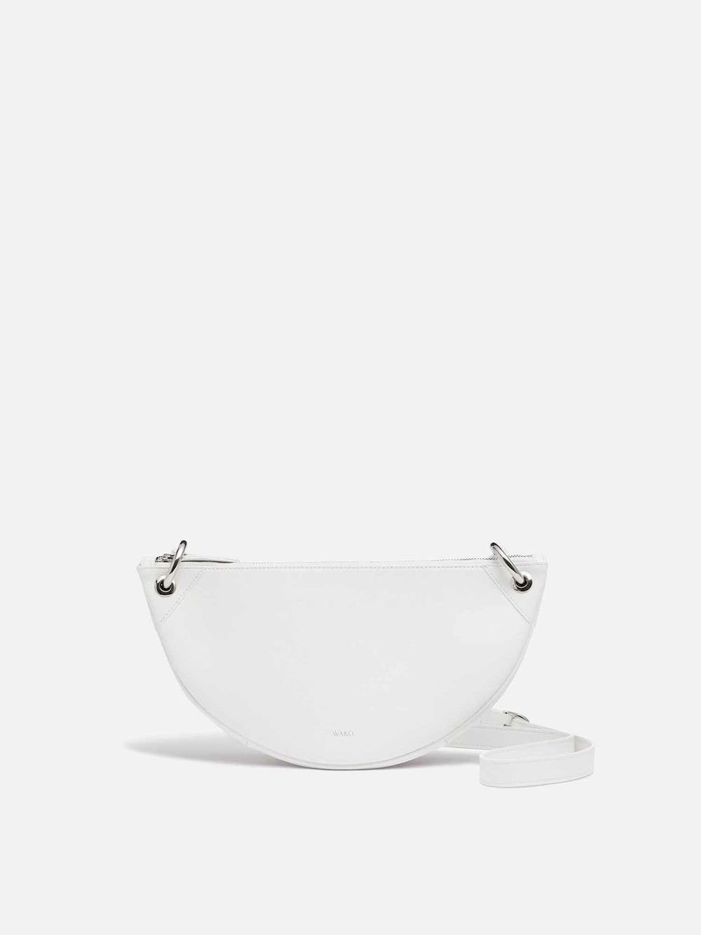 MANACO ダブルポシェット ホワイト