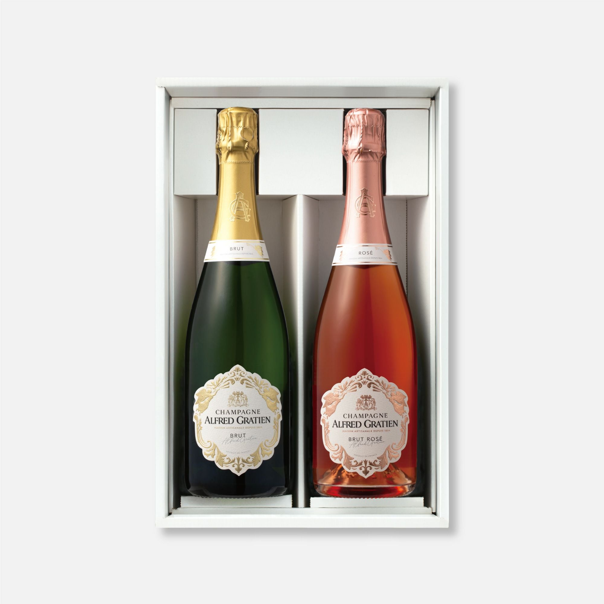 シャンパン「アルフレッド・グラシアン」ペアセット〈箱入り〉 |洋酒
