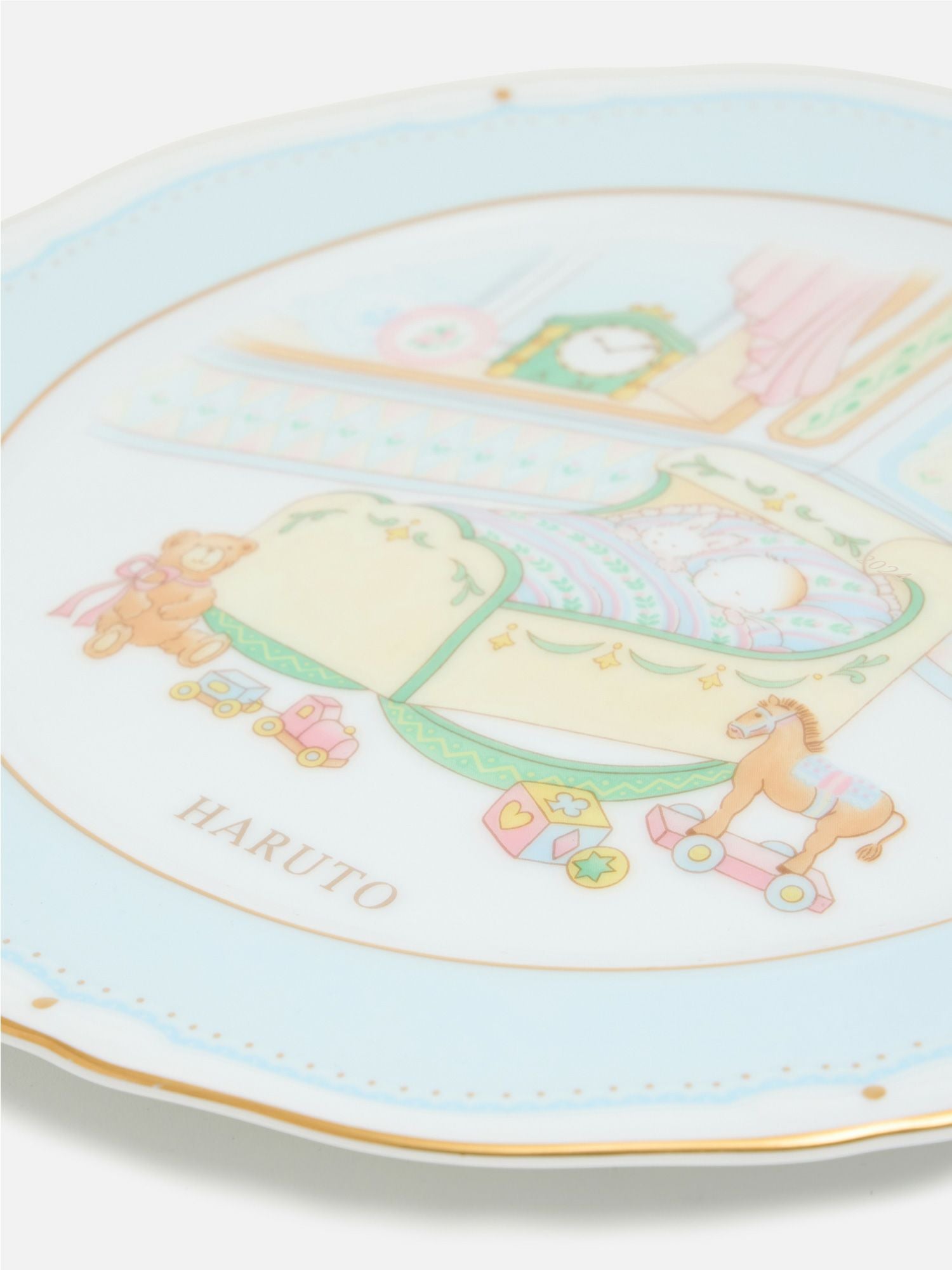 名入れ加工】お誕生日プレート ライトブルー |ベビーグッズ | WAKO公式