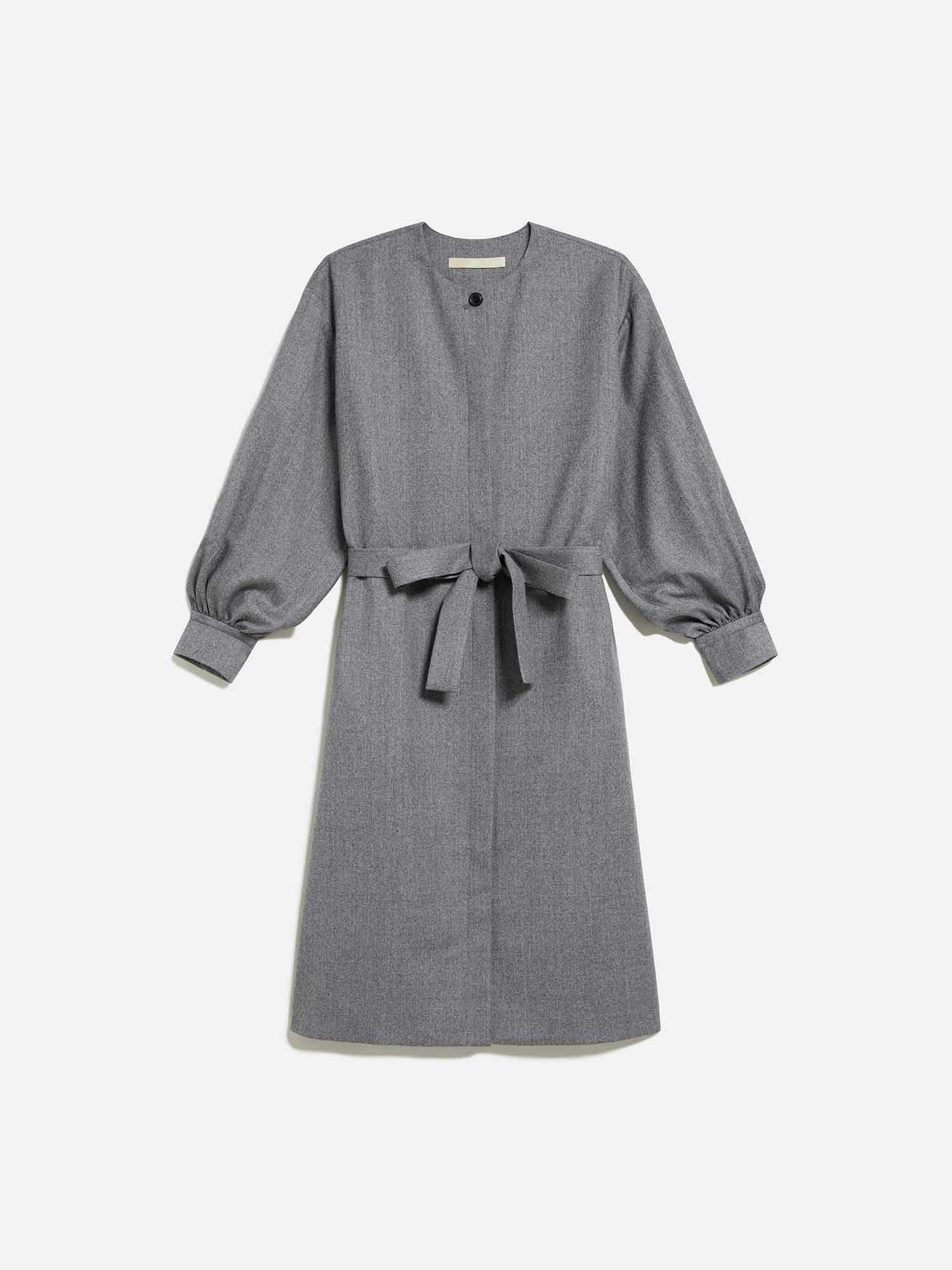 NEW CLOSET ベルト付きワンピース ミディアムグレー |ワンピース