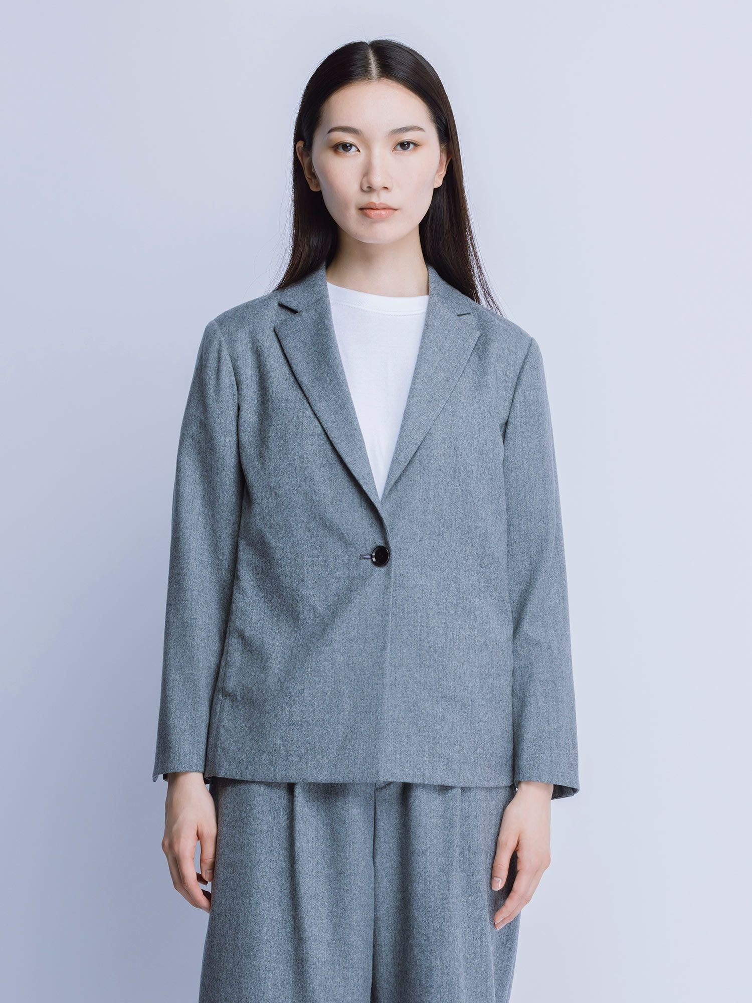 NEW CLOSET シングルジャケット ミディアムグレー |アウター