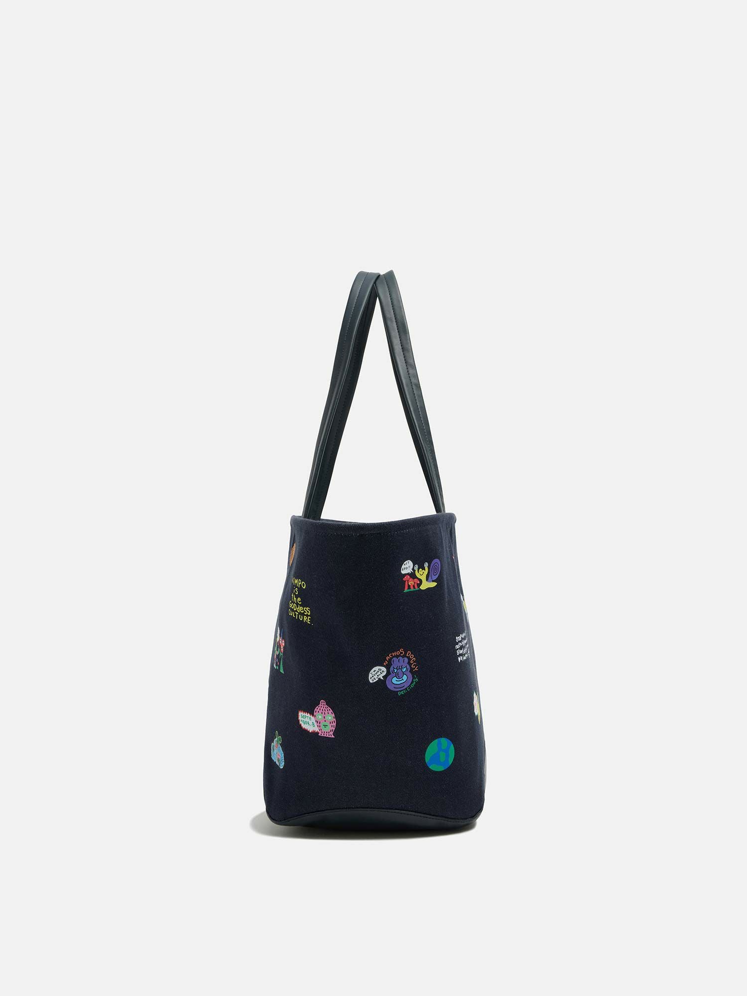 MANACO トートバッグ TOMASONコラボレーション ネイビー |トートバッグ